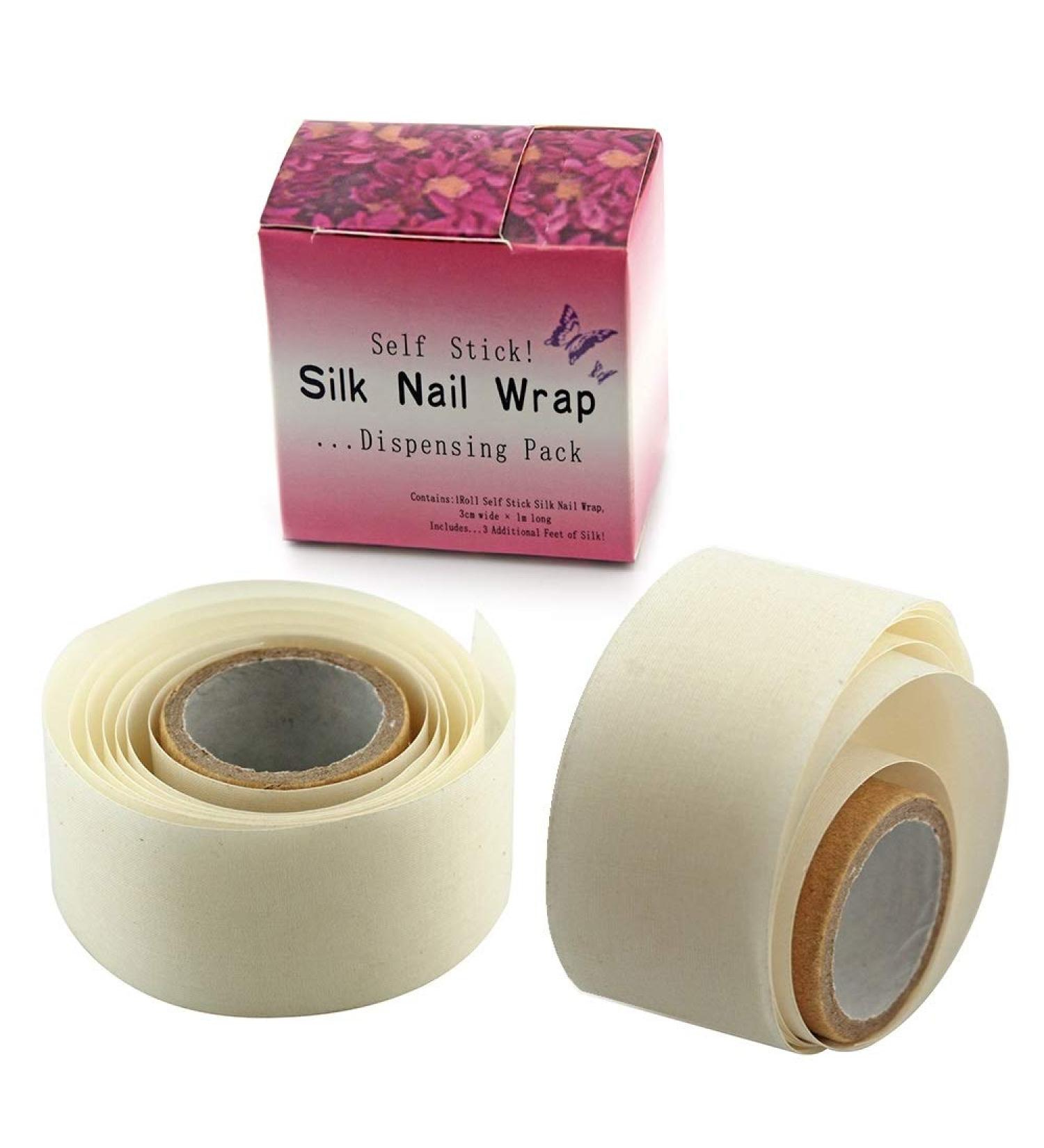 Buy Silk Nail Wraps - Self-Adhesive Nail Protection & Gel Extension Tool - 1 Roll for Perfect Nail Art - Buy Online on GoSupps.com