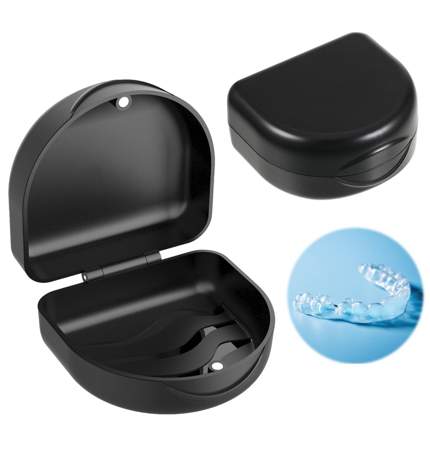 DNom Dose Tooth Rail Box - Durable Denture Container | Prosthesis Can & Clip Box - Perfect for Dental Care & Organization - Buy Online on GoSupps.com