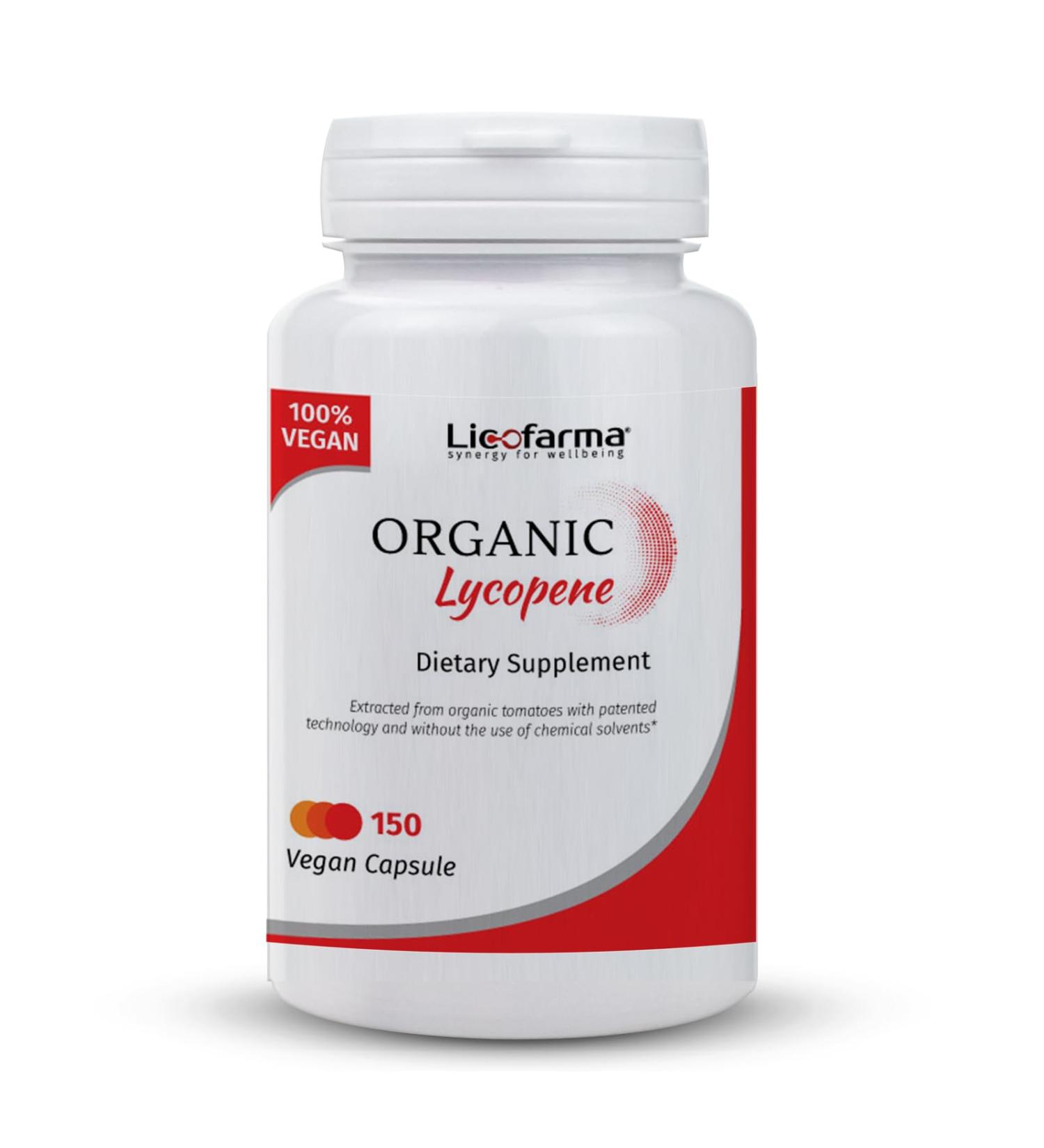 Organic Lycopene | Antioxidant Natural Supplement | with Organic Lycopene from Tomato | 150 Capsule Pack - Buy Online on GoSupps.com