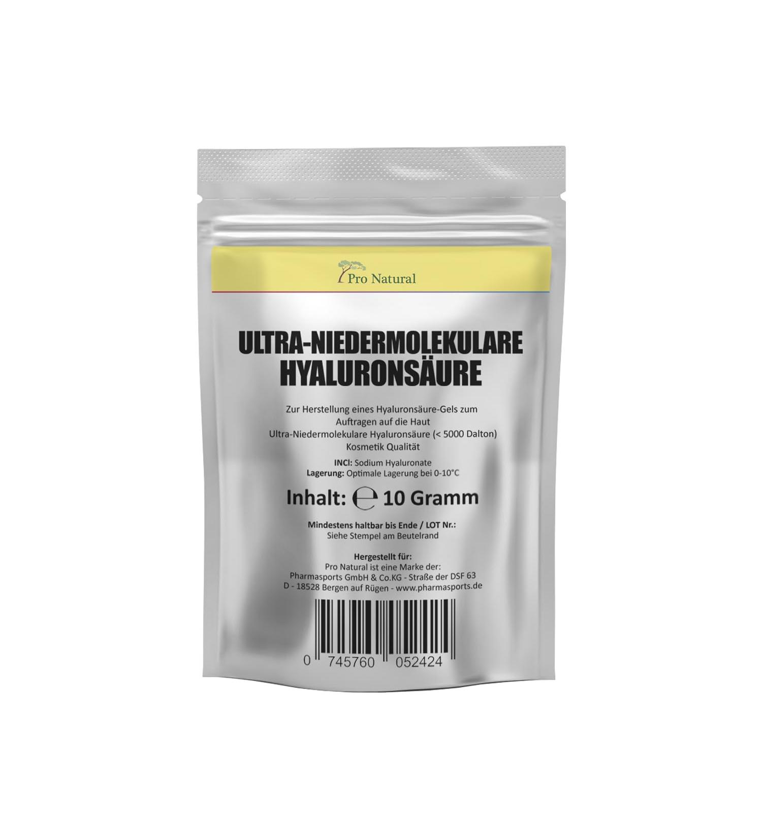 10g Hyaluronic Acid Powder for DIY Cosmetics & Gel | Premium Quality | Fast International Shipping - Buy Online on GoSupps.com