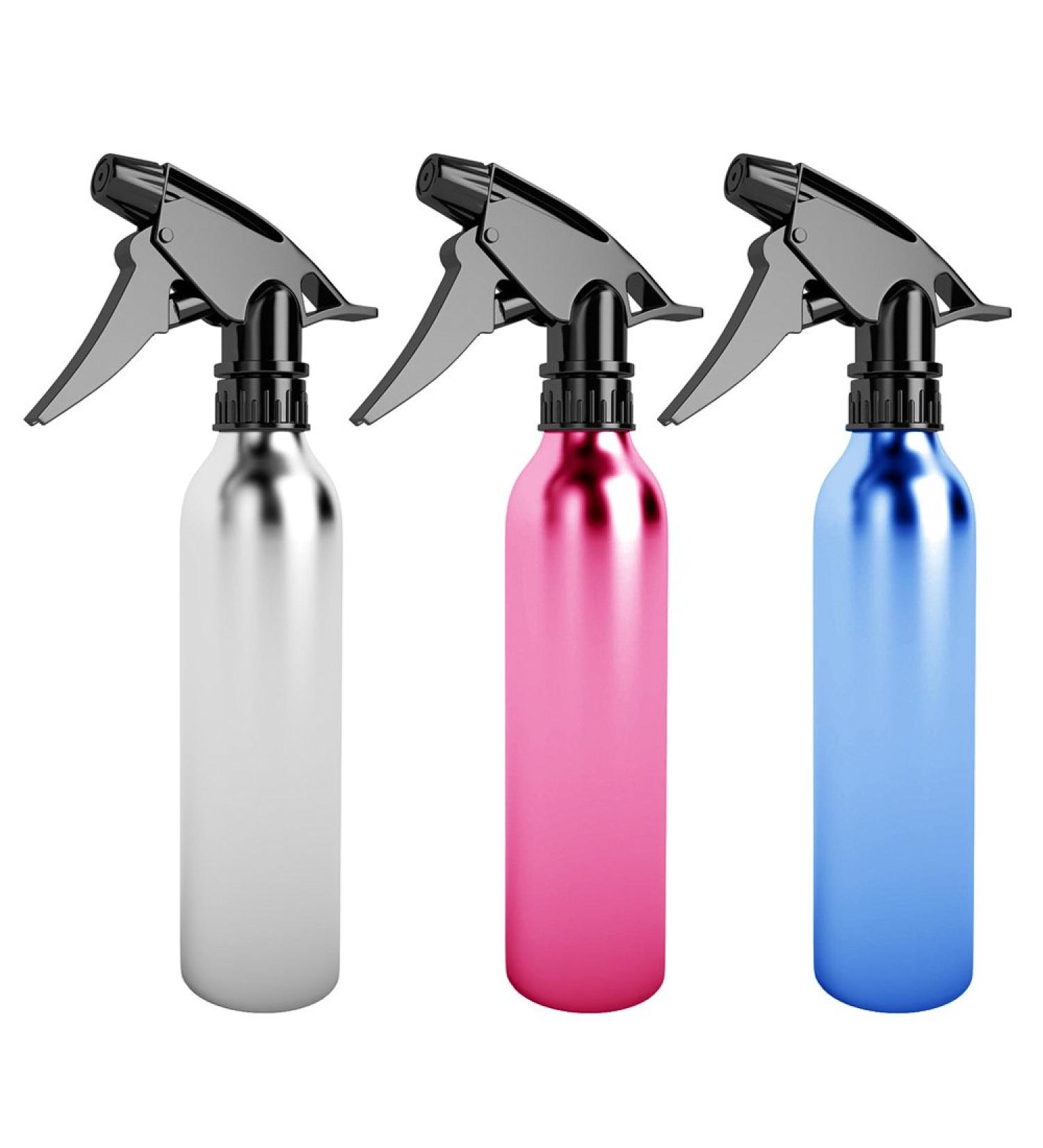 6 Empty Spray Water Bottles 320ML Sprayer 10.8oz Mist Hair Care Perfume Aluminum - Buy Online on GoSupps.com