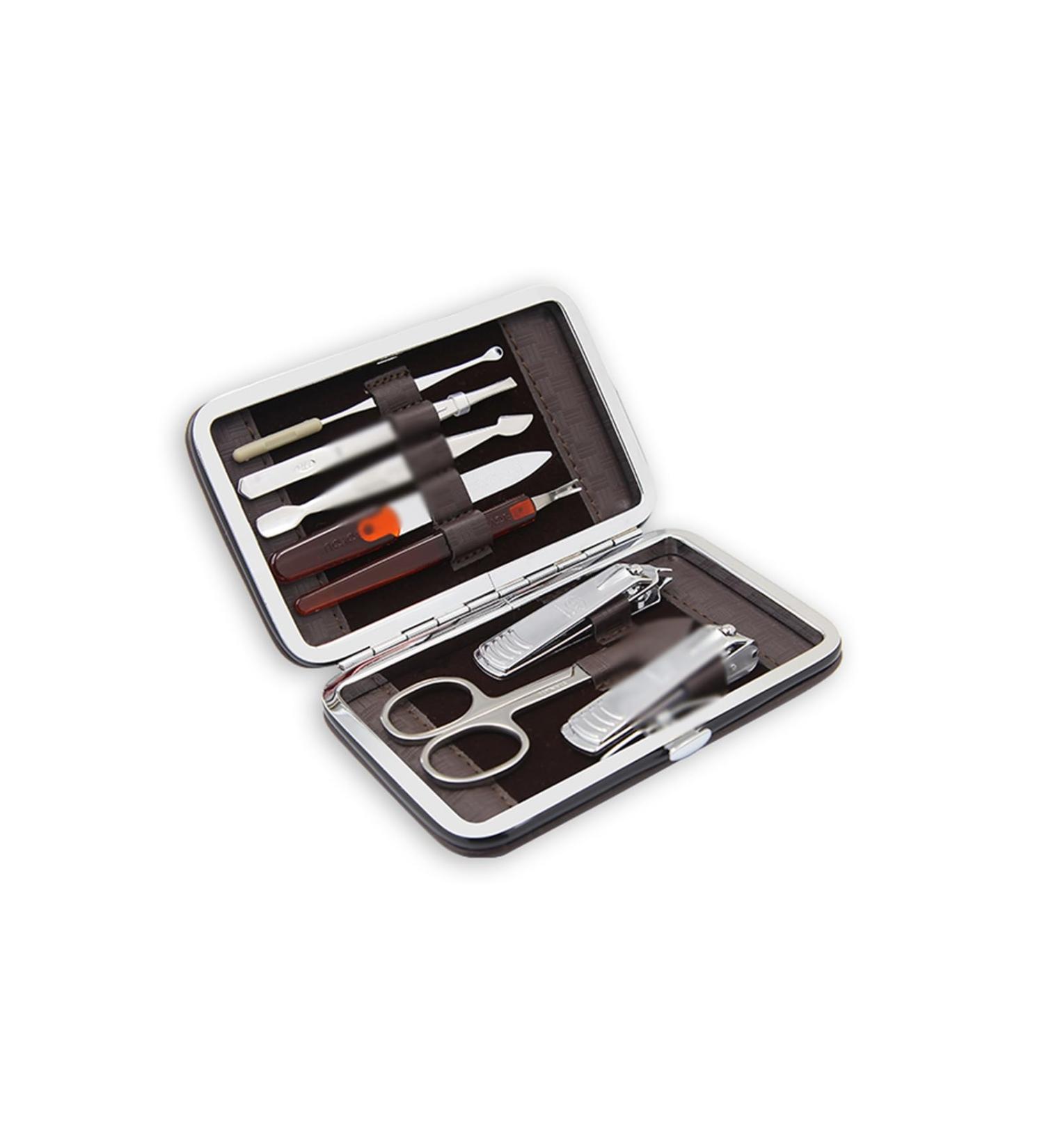 Nail Scissors Nail Clippers Set Professional Manicure Set Nail Care Tools with Tweezers Nail File for Women and Man Toenail Clippers (Color : Grey) - Buy Online on GoSupps.com
