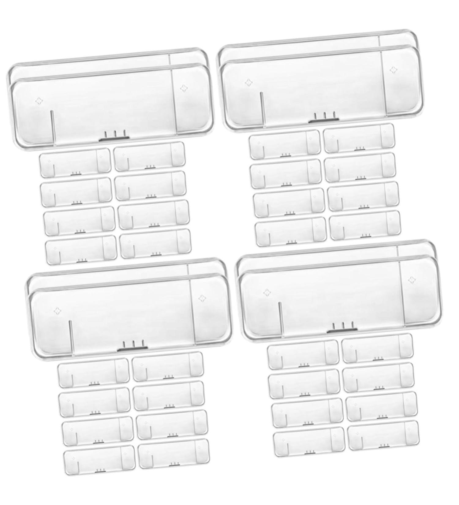 Minkissy Travel Razor Storage Box - 40 Stk Portable Shaver Bag Case for Safety Razor - Reusable Transparent Plastic 14.7x5.7cm - Ideal for International Shipping - Buy Online on GoSupps.com