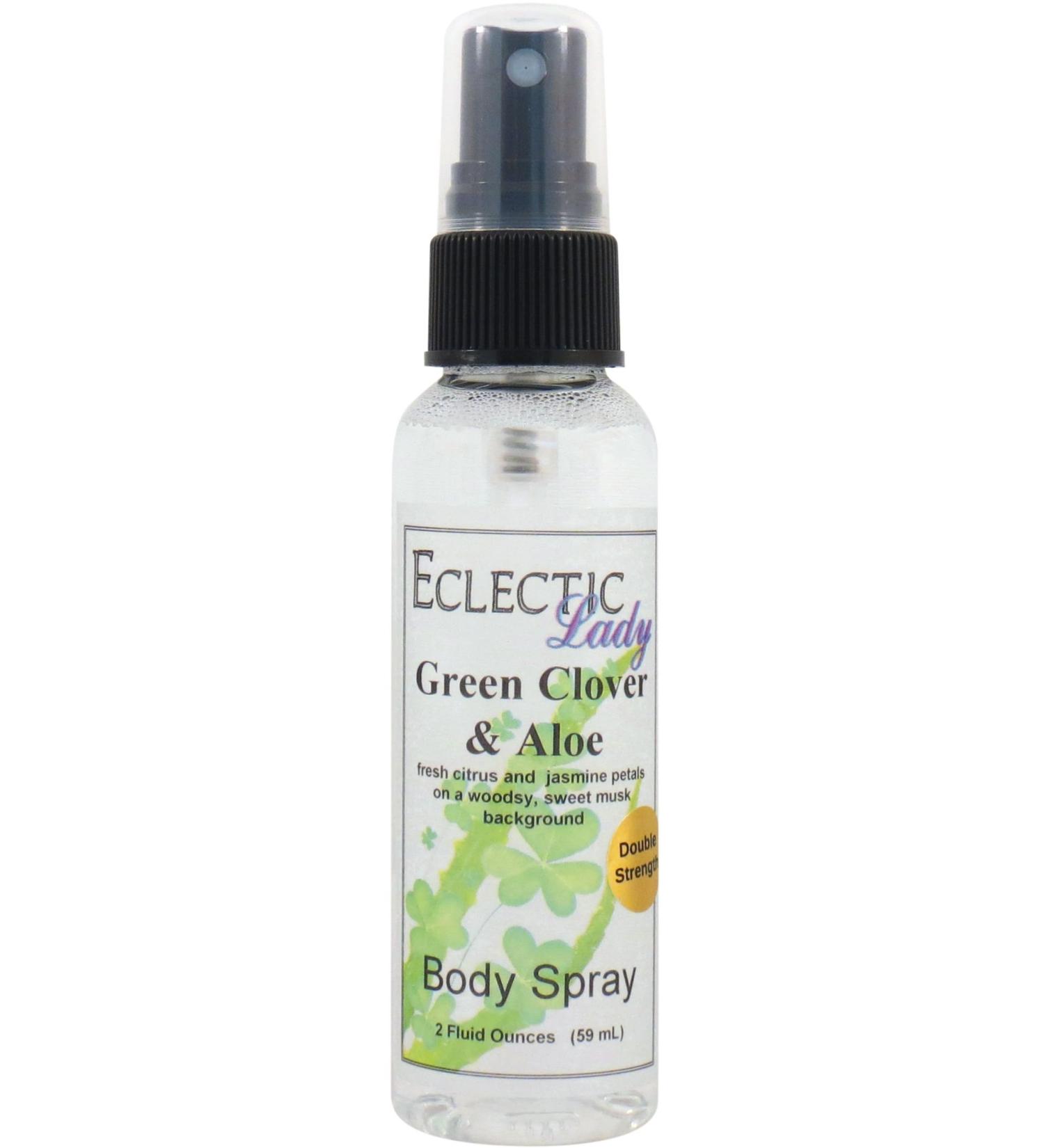 Green Clover And Aloe Body Spray (Double Strength) 2 ounces Body Mist for Women with Clean Light & Gentle Fragrance Long Lasting Perfume with Comforting Scent for Men & Women Cologne with Soft  - Buy Online on GoSupps.com