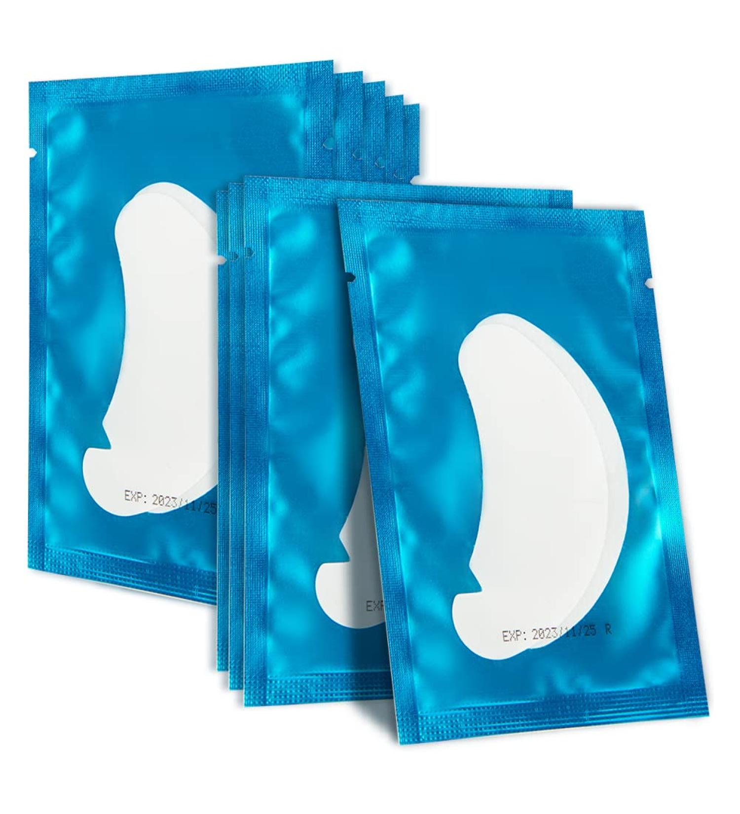 Buy Lunamoon Eye Pads for Eyelash Extensions | V-Eye Gel Pads - 50 Couples (Blue) - International Shipping Available - Buy Online on GoSupps.com