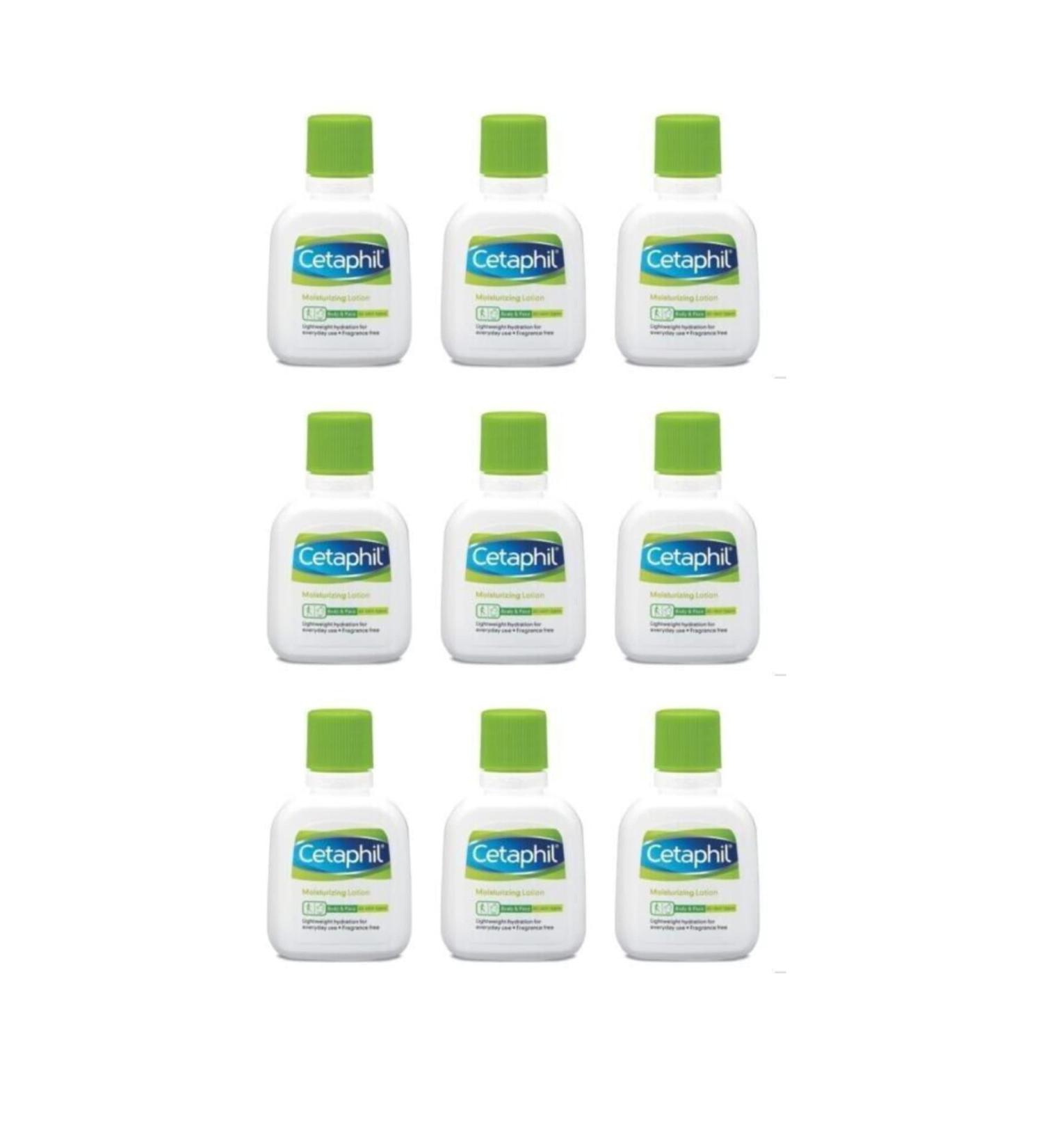 Cetap hil Moisturizing Body Lotion Travel Size 1 Fl Oz 29 ml (Pack of 9) 0.11 Fl Oz (Pack of 9) Moisturizer
