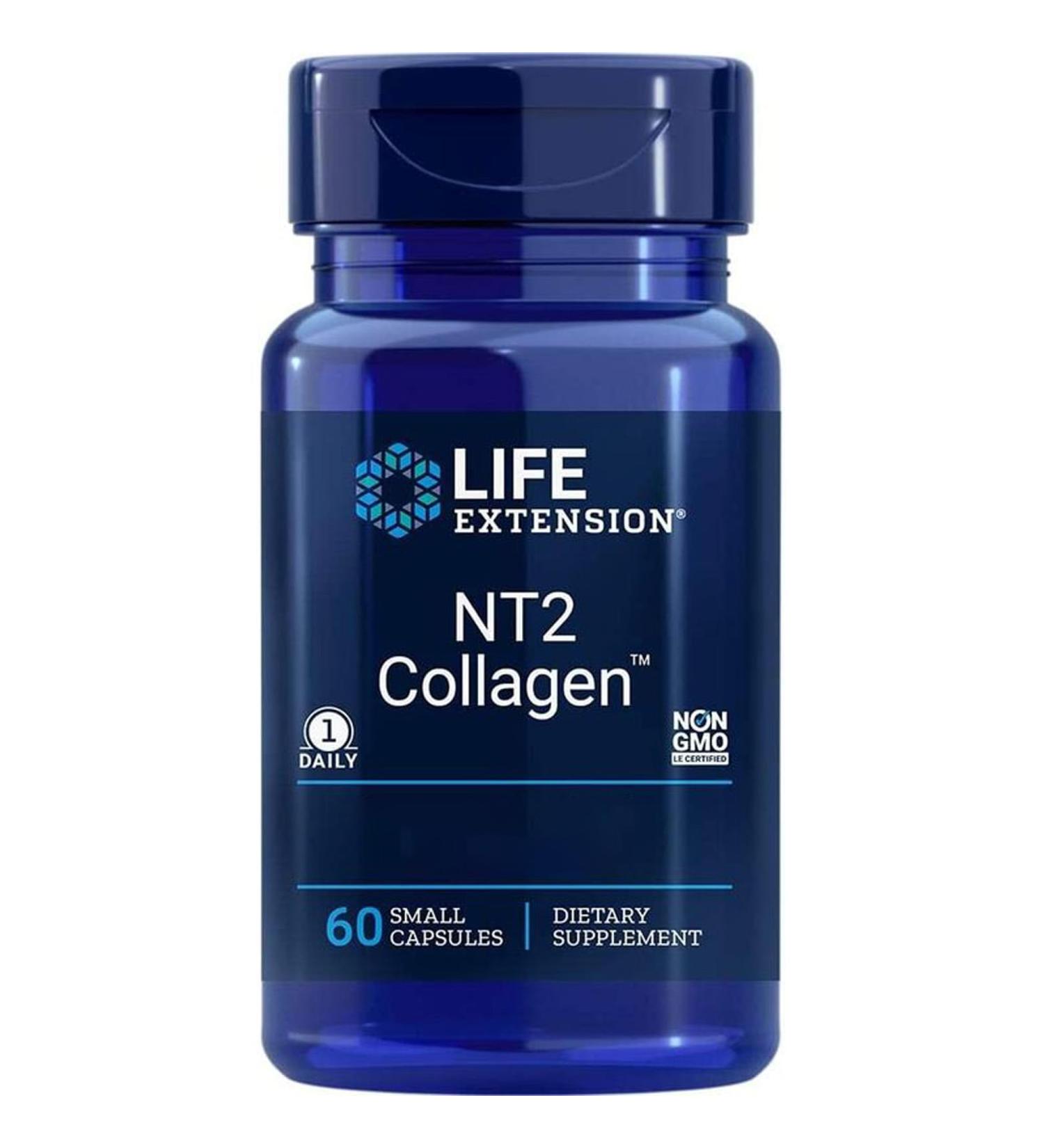 Life Extension NT2 Collagen Type 2 Collagen 60 Capsules Gluten Free Soy Free Non-GMO - Buy Online on GoSupps.com