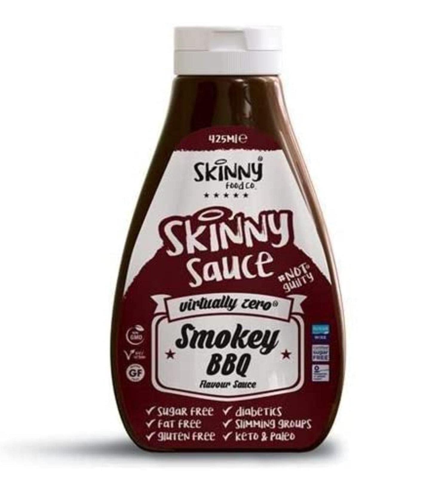 The Skinny Food Co Smokey BBQ Zero Calorie Sugar Free Sauce 425ml - Pack of 1 - Buy Online on GoSupps.com
