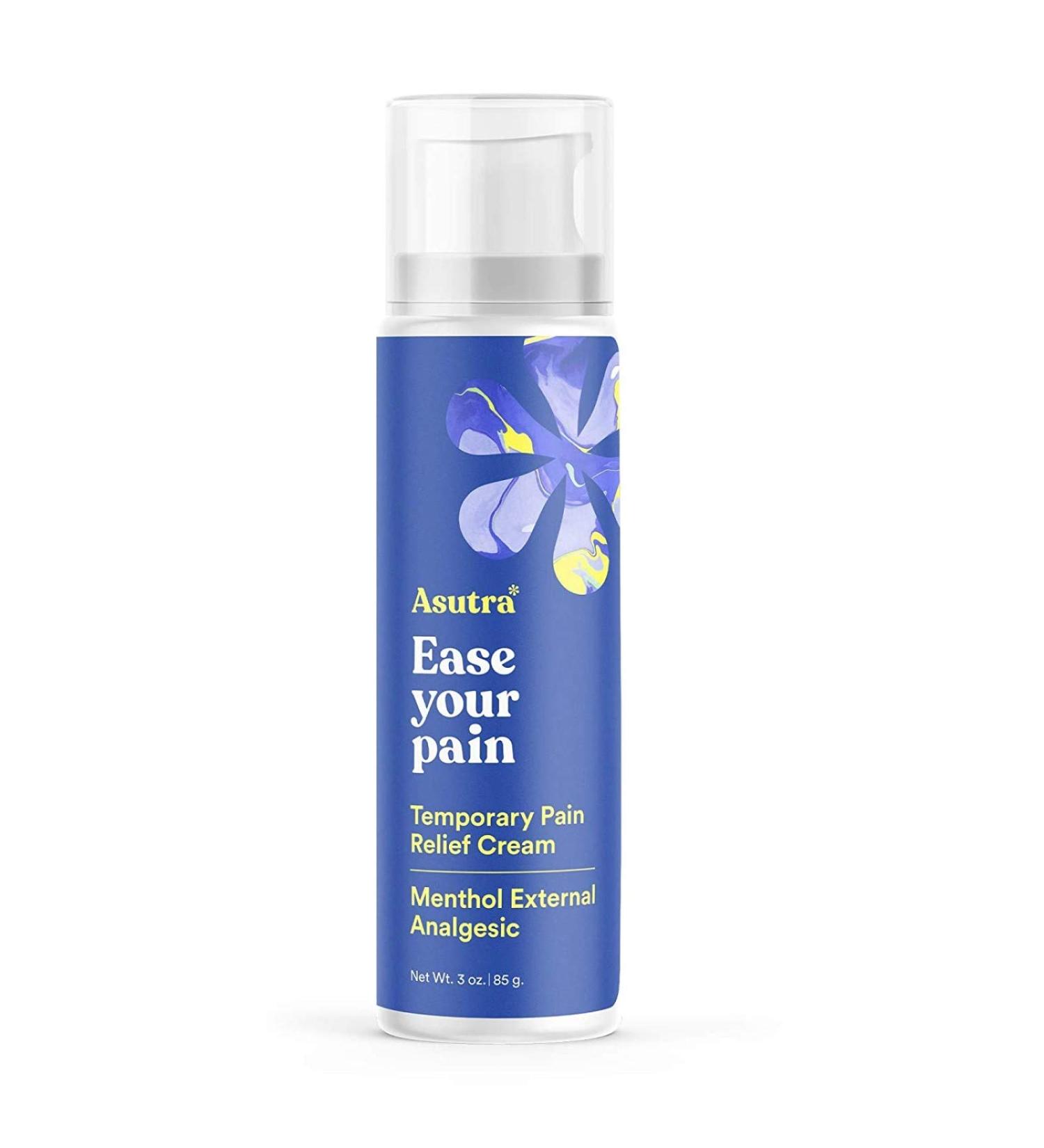 ASUTRA Relief Cream 3 oz | Cooling Relief with Menthol, Arnica & Dimethyl Sulfone | Organic & Natural Pain Relief - Buy Online on GoSupps.com