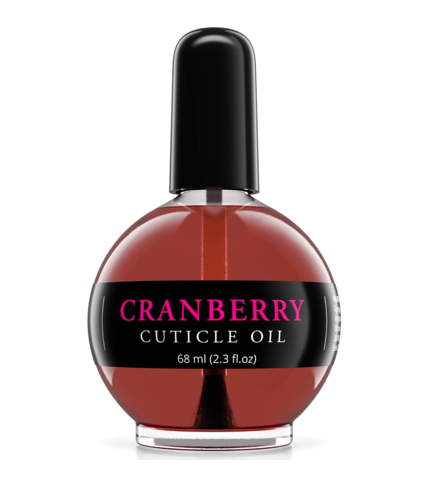 Ellie Chase Cranberry Scented Cuticle & Nail Care Oil 2.3 Fl Oz - Infused with Jojoba, Aloe & Vitamin E for Hydration, Repair & Growth - Buy Online on GoSupps.com