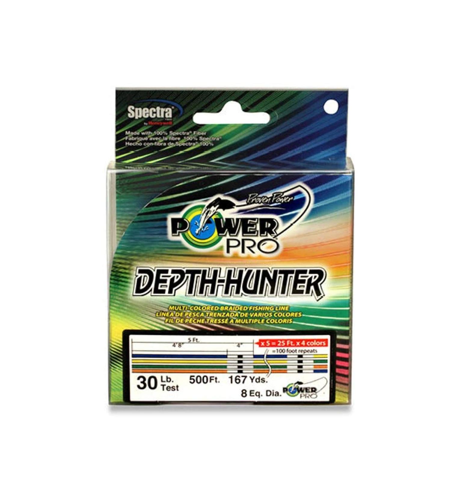 Power Pro Depth-Hunter 50lb 1500yd Metered Fishing Line - Buy Online on GoSupps.com