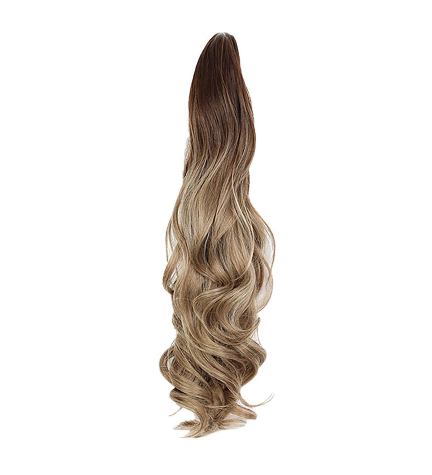 YUECI Clip-In Ponytail Extensions | Real & Synthetic Hair 45.72 cm #11 Perfect Braid Hair Extensions for Effortless Style - Buy Online on GoSupps.com
