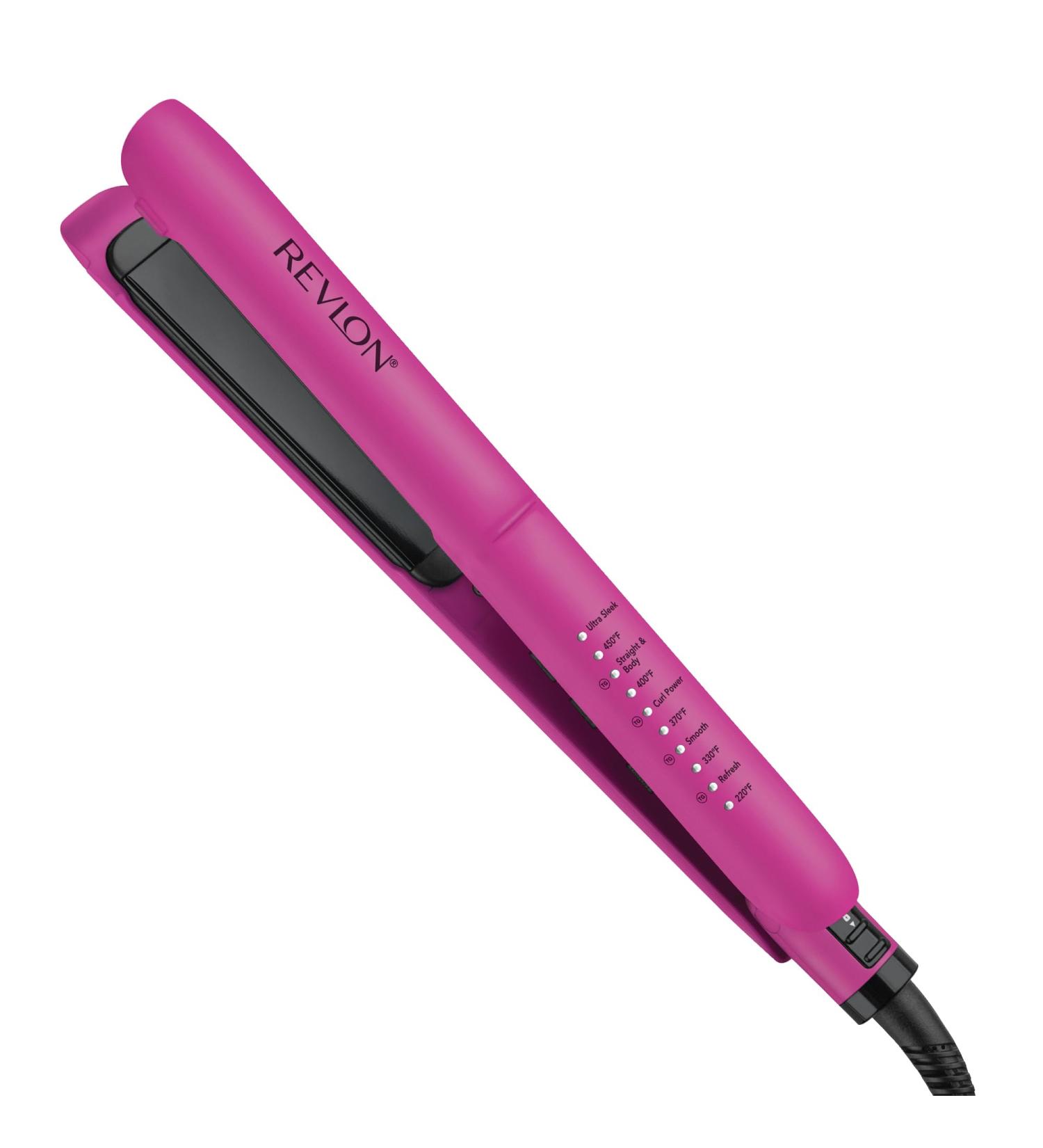 Revlon Easy Heat 1 Precision Flat Iron - Ceramic Tourmaline Hair Straightener | 5 Temp Settings for Healthy Smooth Hair - International Shipping Available - Buy Online on GoSupps.com