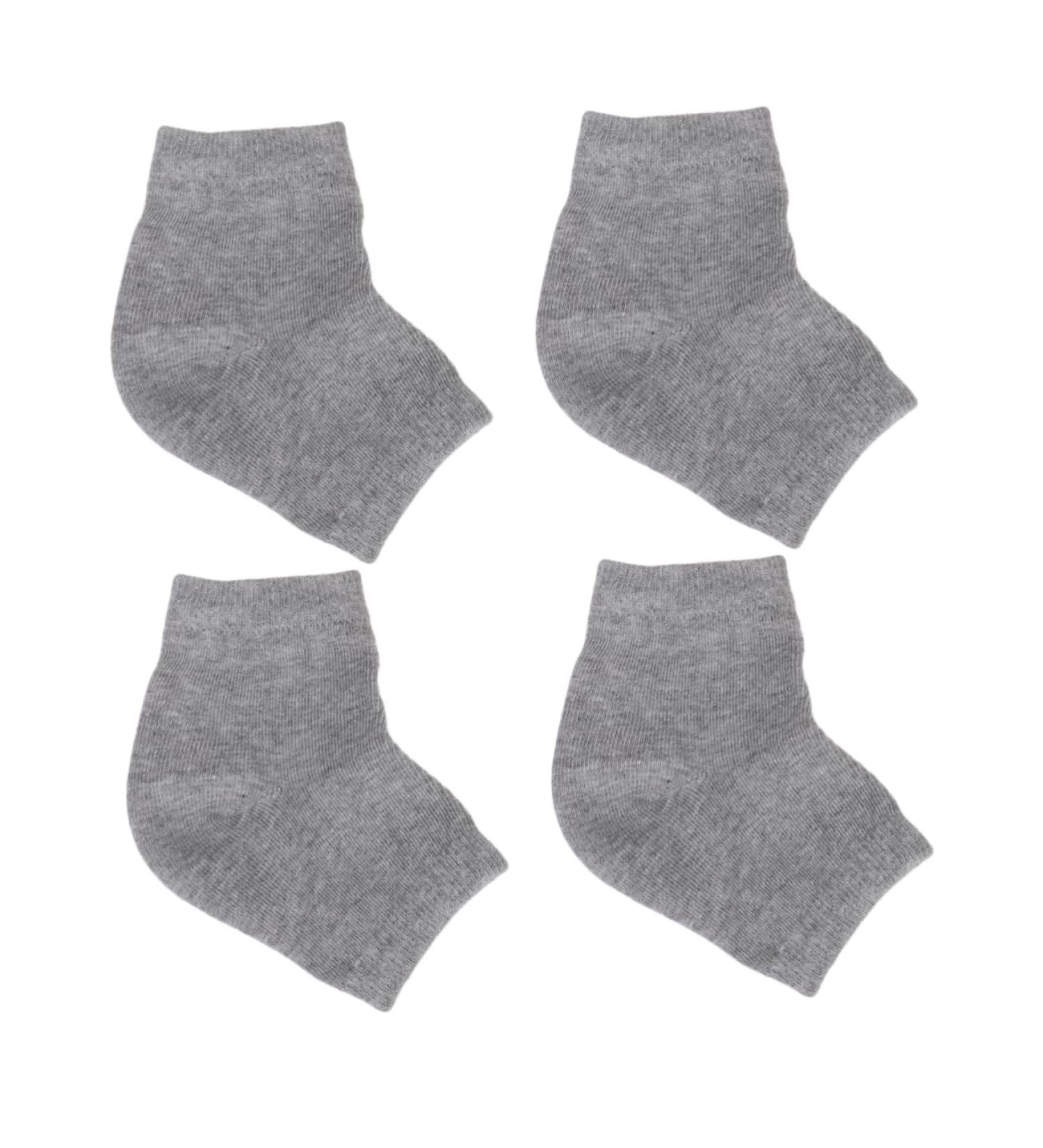 DOITOOL 2 Pairs Anti-Crack Socks Heel Protector Socks Crack Heel Socks Foot Socks Toeless Spa Socks Heel Sleeves Protectors Feet Cracked Socks Breathable Socks Men and Women Gel Ankle Pink - Buy Online on GoSupps.com