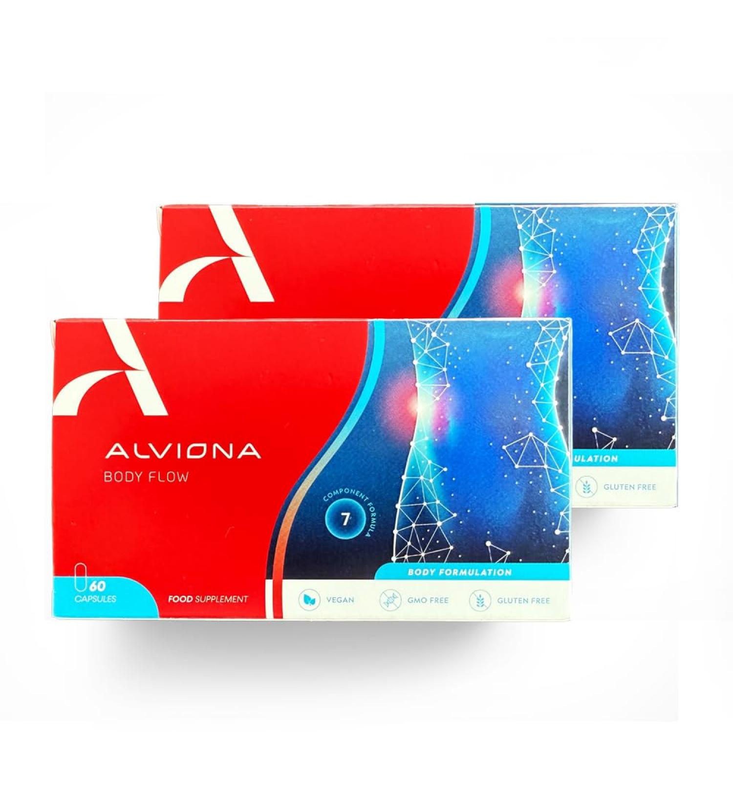 ALVIONA Body Flow Advanced Body Duo Body Support Formula 120 capsules (2 packs) - Buy Online on GoSupps.com