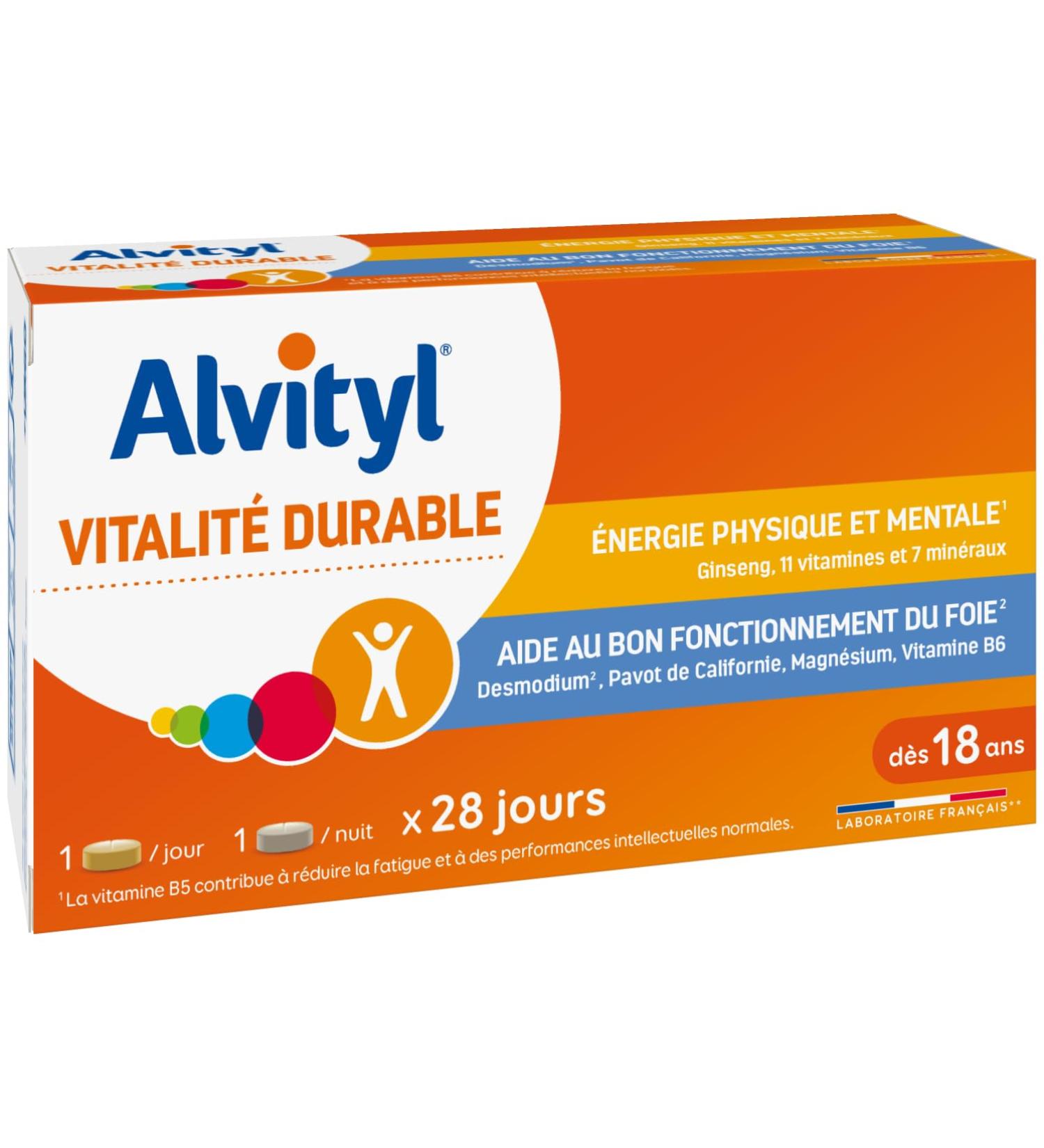 Alvityl - Durable Vitality Tablets - Double Action Revitalizing & Wellness - 28 tablets - Buy Online on GoSupps.com