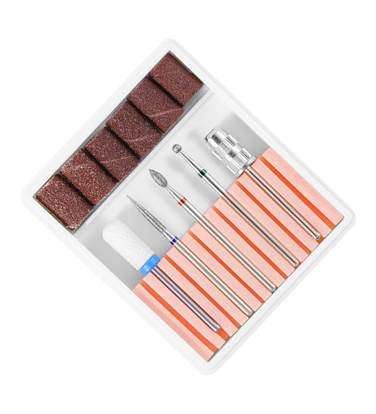 POPETPOP 1 Set Manicure Drill Bits Electric File for Nails Drill Bits for Nails Sturdy Drill Bits Nail Art Equipment Rechargeable Nail File Nail Drill Bits Manicure Tools Pink Ceramics 6.5x5.5cm Pink - Buy Online on GoSupps.com