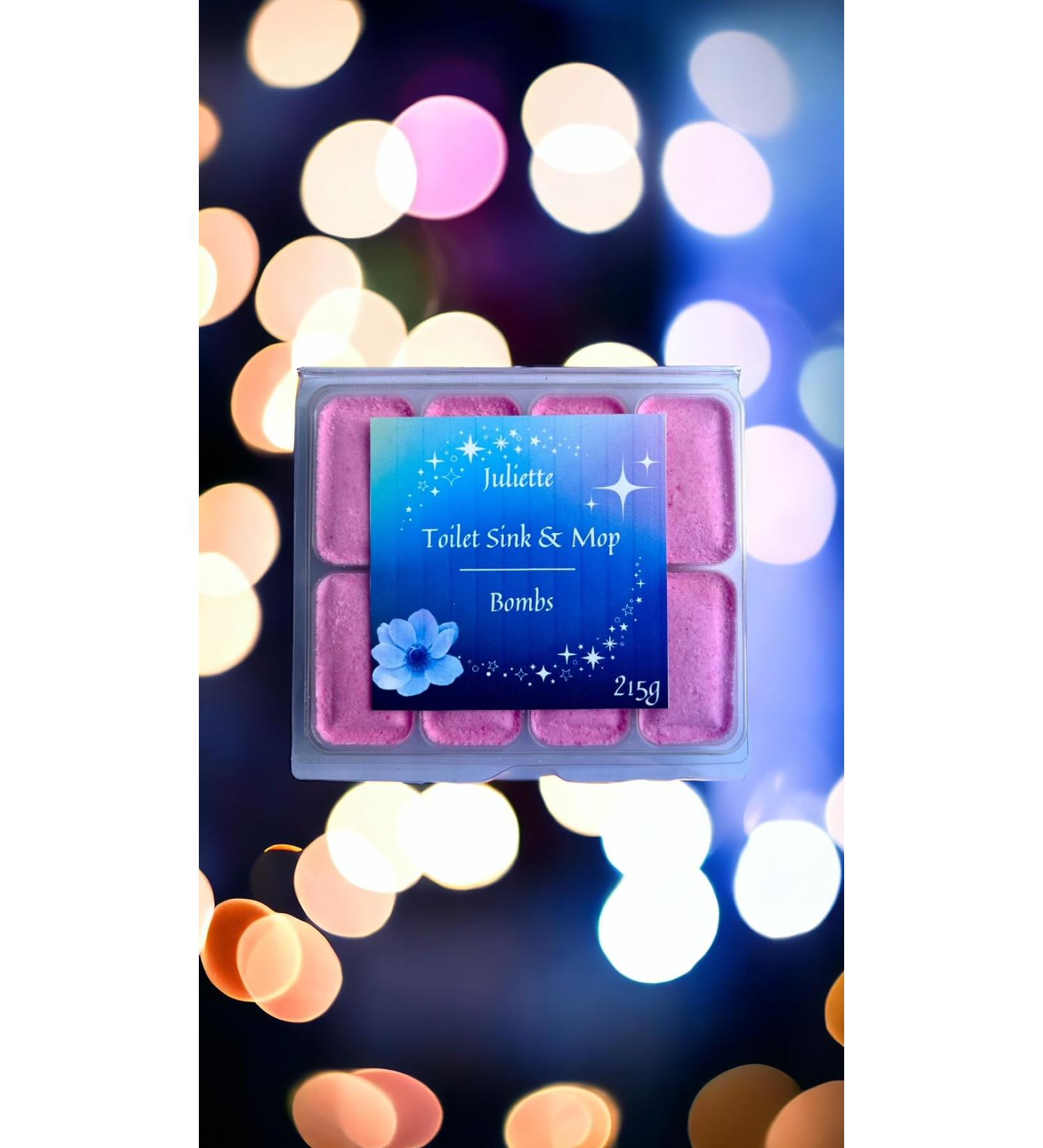 Juliette Toilet Sink & Mop Fizz Bombs Highly Scented - Vegan Friendly (Dreams - Laundry Beads Inspired)