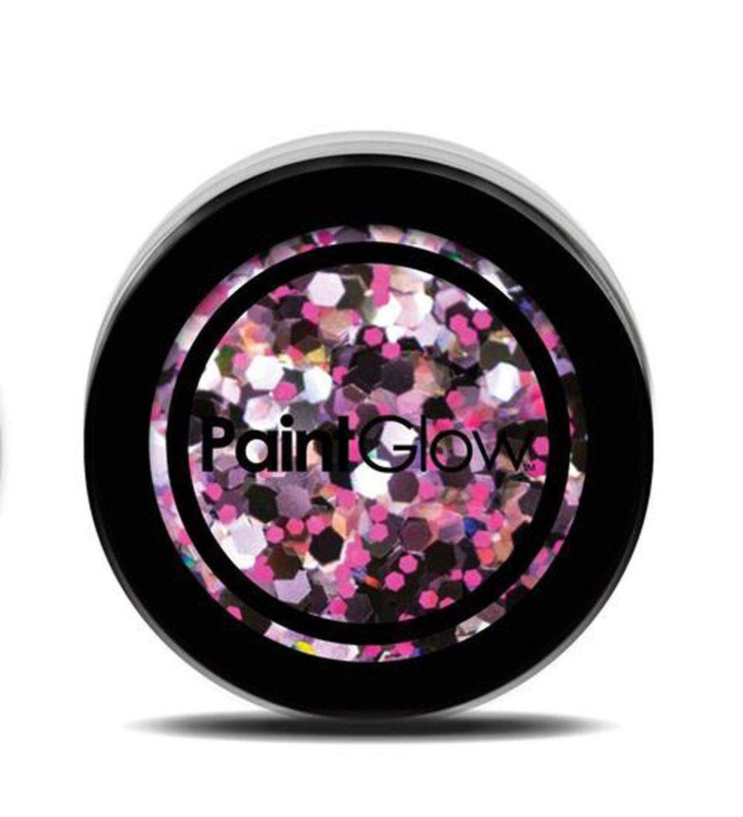 B-Creative Glitter UV setting gel for eyeshadow face body and nails - Color: purple