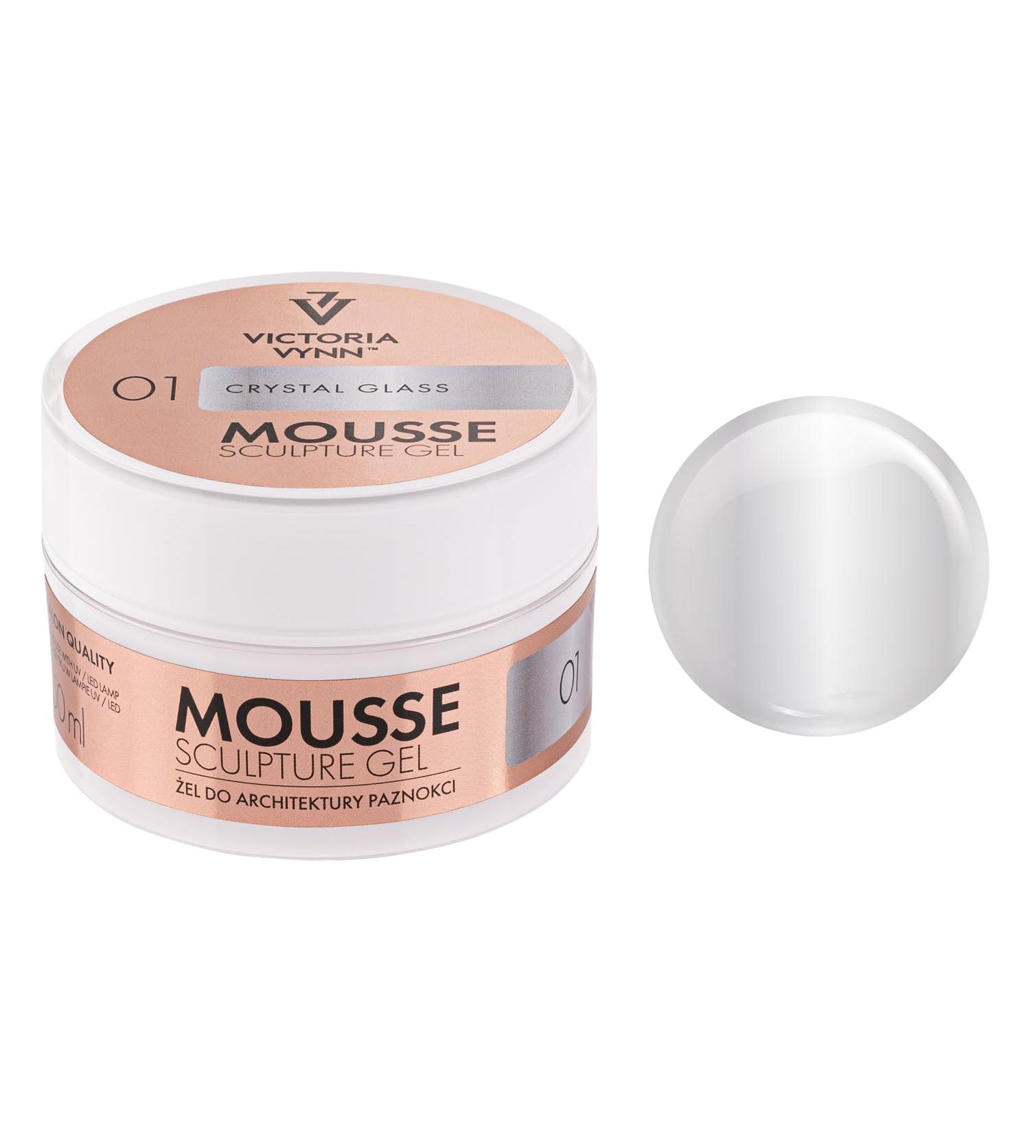 Buy Victoria Vynn Mousse Sculptur-Gel 50ml - Thixotropic Crystal Glass 01 for Perfect Nail Art | International Shipping Available - Buy Online on GoSupps.com