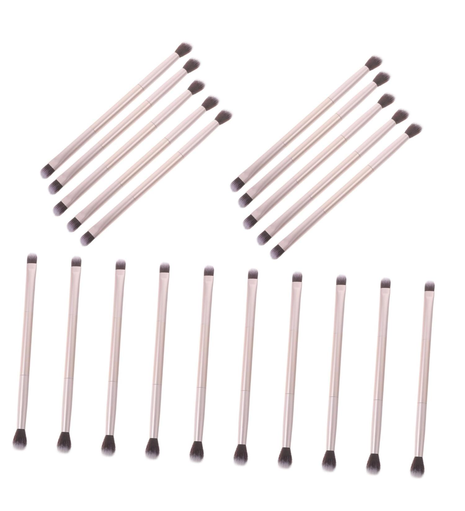 PAMINGONO 20pcs Double Brush Eye Brush for Makeup Powder Applicator Eyeshadow Makeup Brush Eye Shadow Brush Double-ended Makeup Brush Makeup Supplies Cosmetic Brush Female Makeup Brush - Buy Online on GoSupps.com