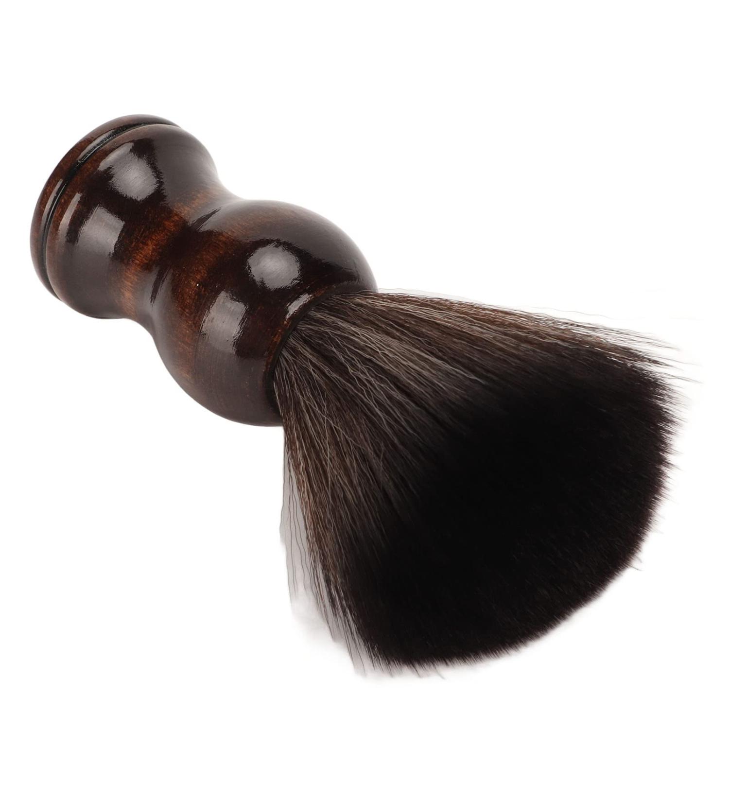 Premium Beard Foam Brush | Portable Shaving Brush for Men | Soft Nylon & Solid Wood Handle | Strong & Contamination-Removing - Buy Online on GoSupps.com