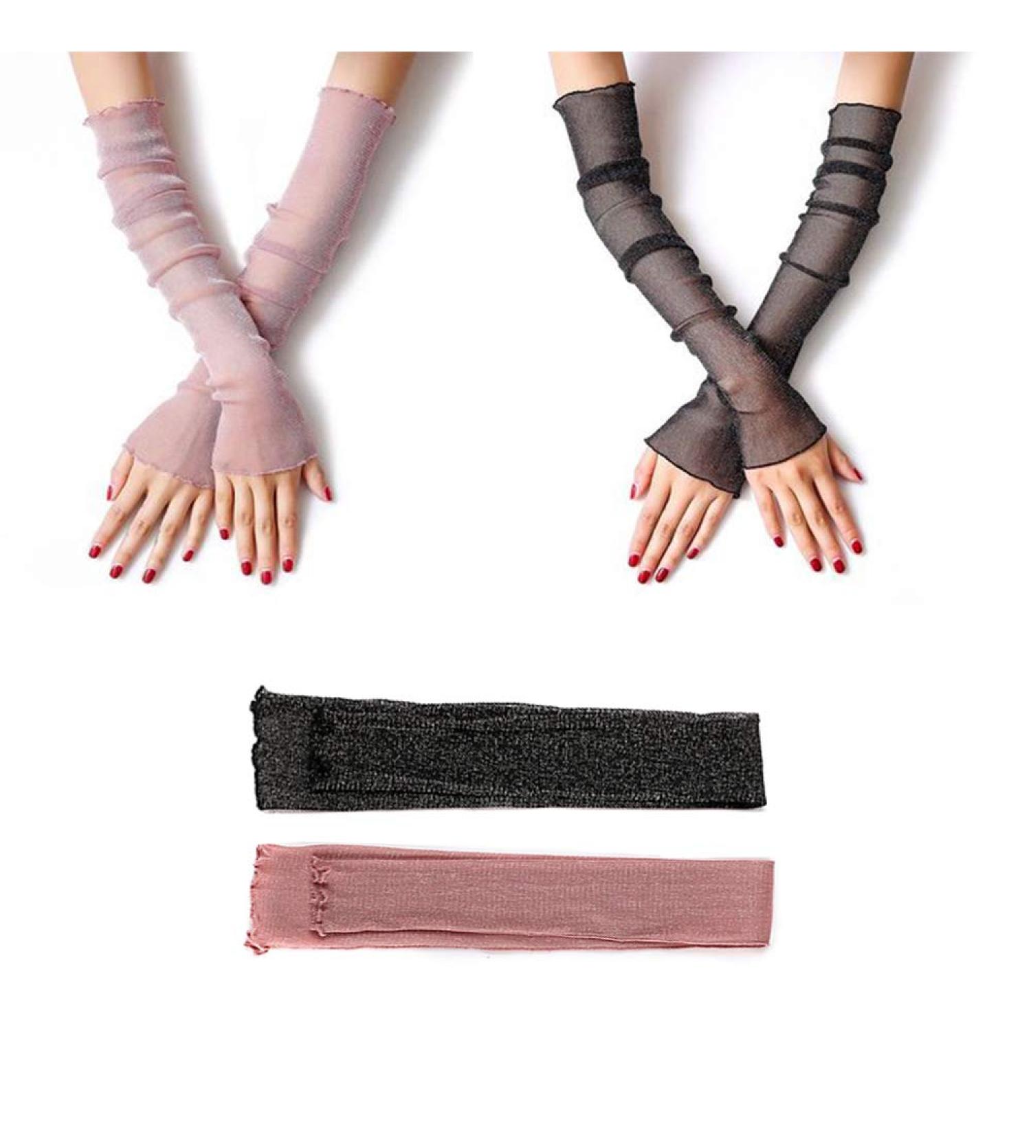 Buy Women's Cooling Arm Sleeves - Anti-UV Breathable Protection for Cycling & Golf | 2 Pairs - Buy Online on GoSupps.com