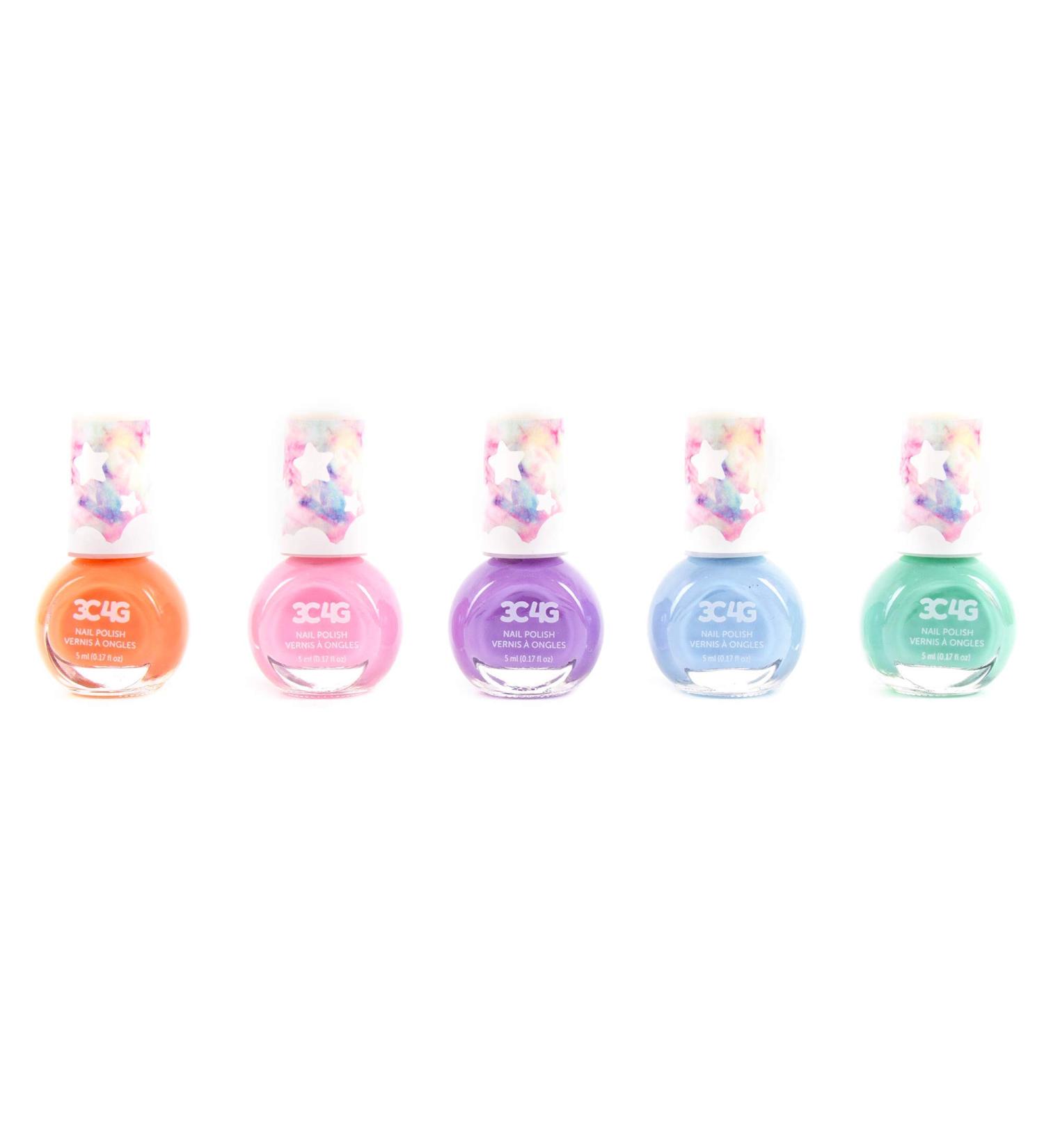 Pastel Dreams Nail Polish Set for Girls & Teens - Non-Toxic, 5 Colors - Ages 8 - Buy Online on GoSupps.com