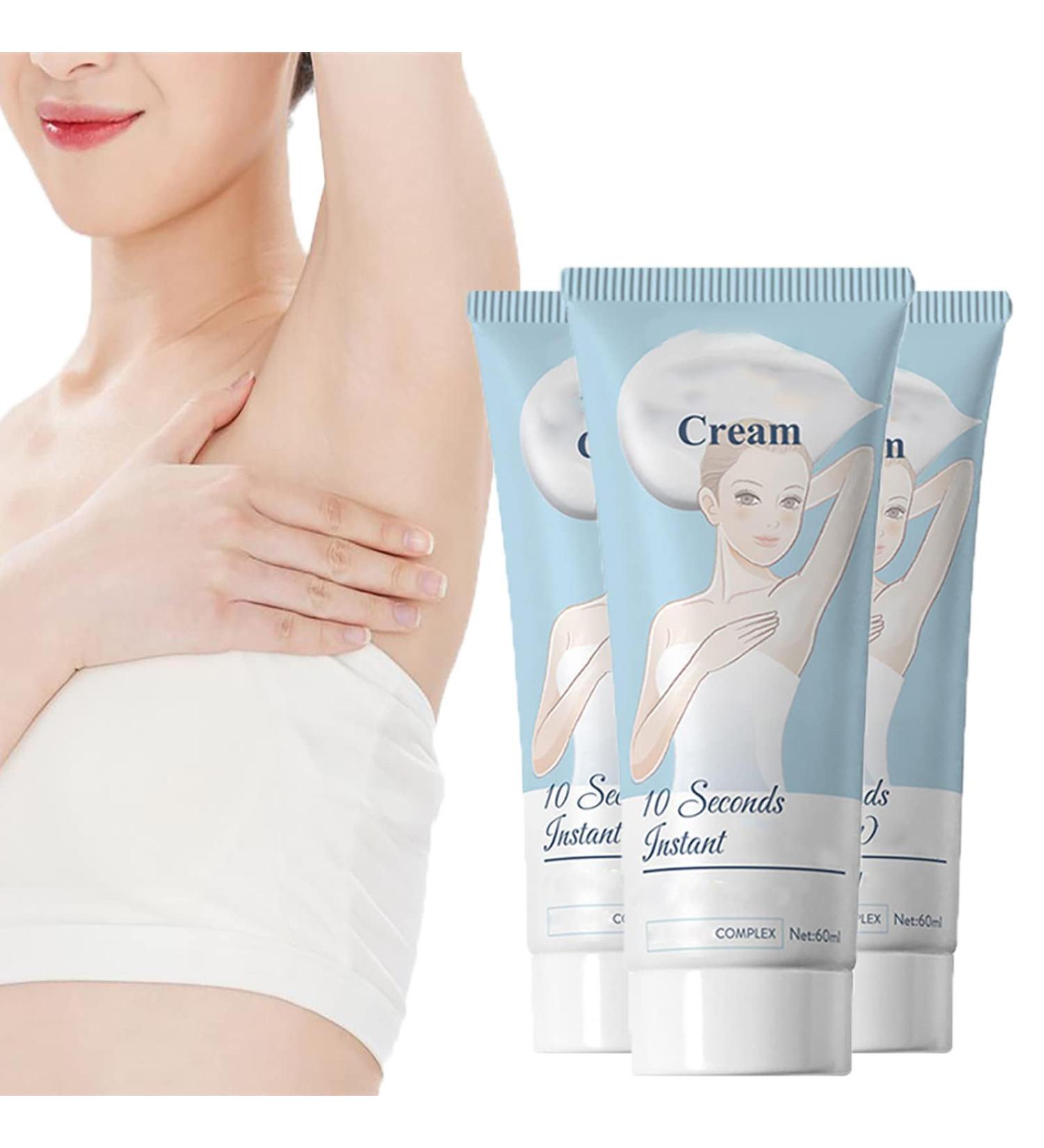 KRRHUEO 1/2/3PCS Melanin-Reducing Cream 10 Seconds Quick Results Underarm Cream Body Care Cream Body Peeling Advanced Cream for Underarm Neck Armpit Elbow Knees and Inner Thigh (3PCS) - Buy Online on GoSupps.com