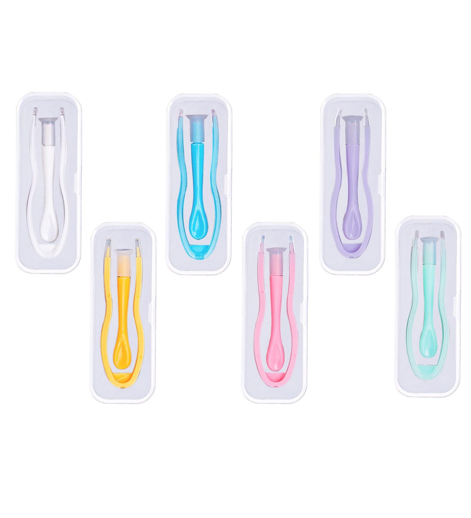 6PCS Colorful Contact Lens Remover & Inserter Tool Set with Soft Tip Case - Ideal for Contact Lens Users - Buy Online on GoSupps.com