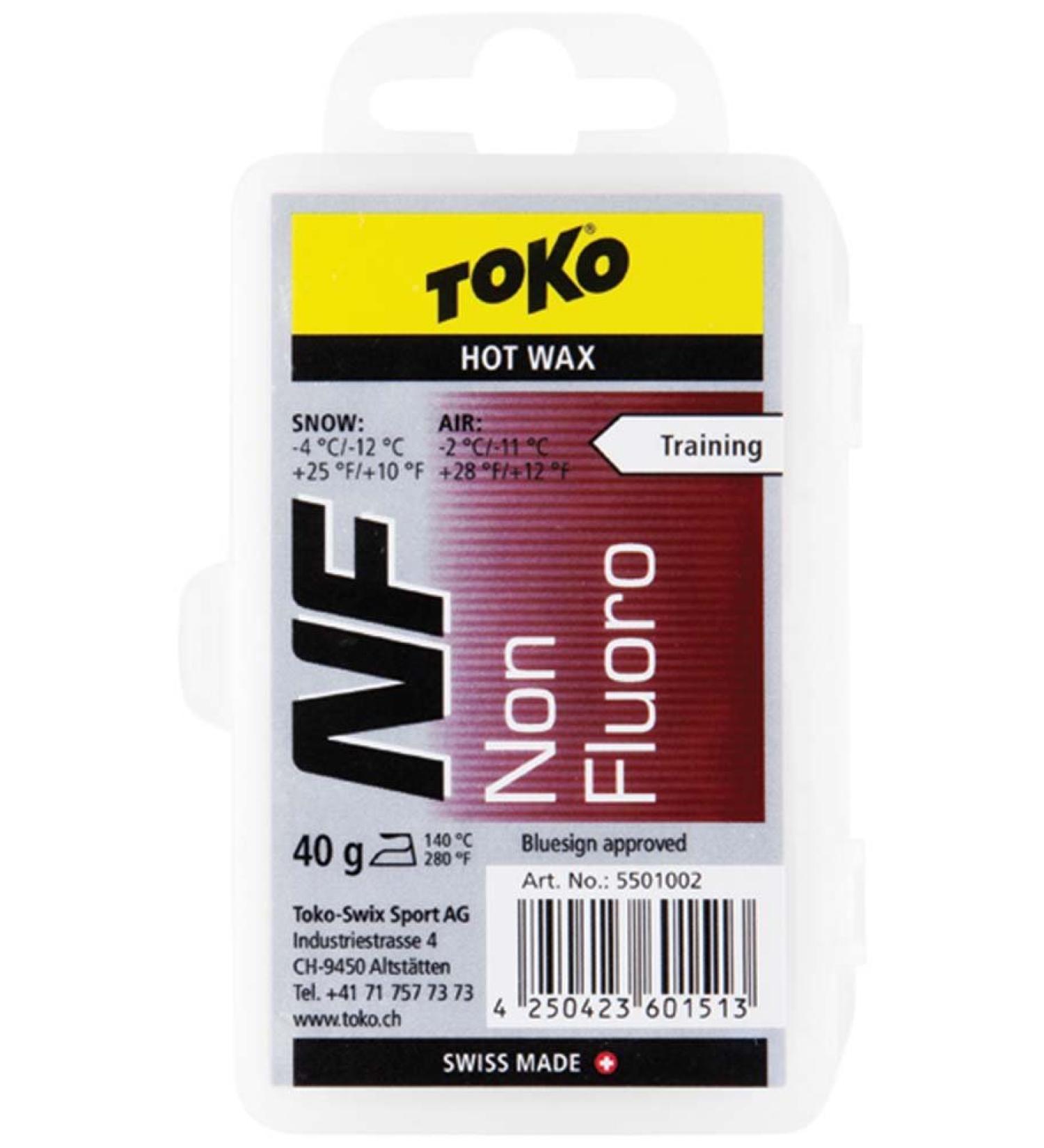 Toko Hydro Carbon NF Skiwax - Red 40g | Best International Shipping for Ski Wax - Buy Online on GoSupps.com