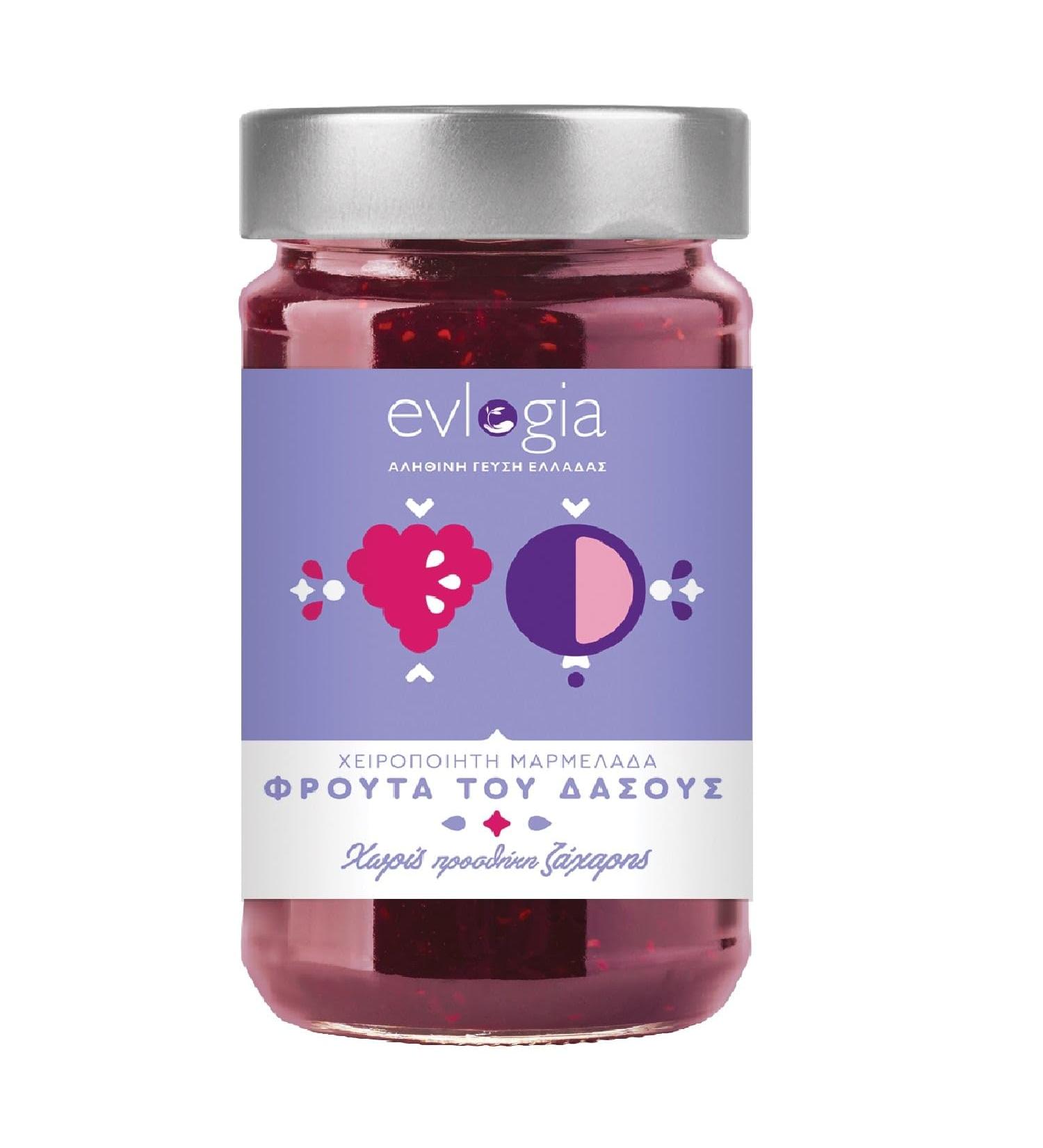  ARISTOS Aristos Evlogia Fruit Spreads Greek Forest Fruits | Sugar-Free Jam Breakfast Spread Bread Spread Everyday Food - Buy Online on GoSupps.com