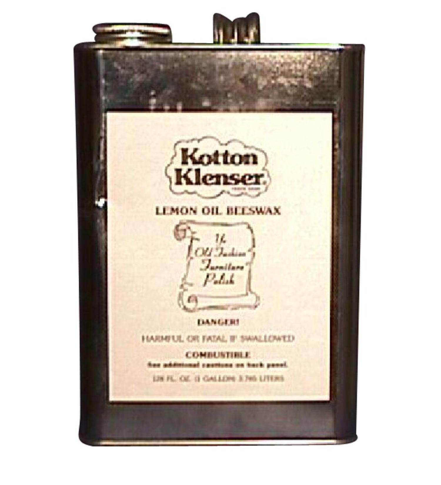 Lemon Oil Beeswax Polish 1 Gallon - Premium Natural Finish for Wood & Furniture | Eco-Friendly & International Shipping - Buy Online on GoSupps.com