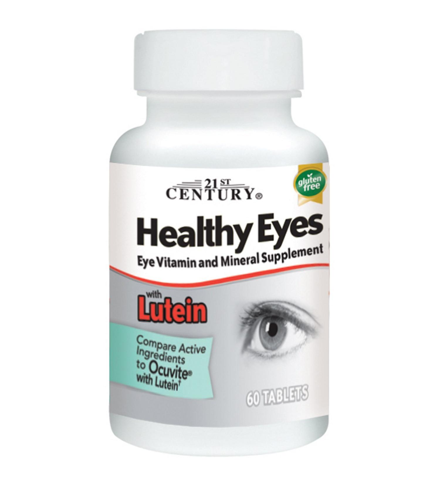 21st Century Healthy Eyes with Lutein 60 Tablets (Value Pack of 2)