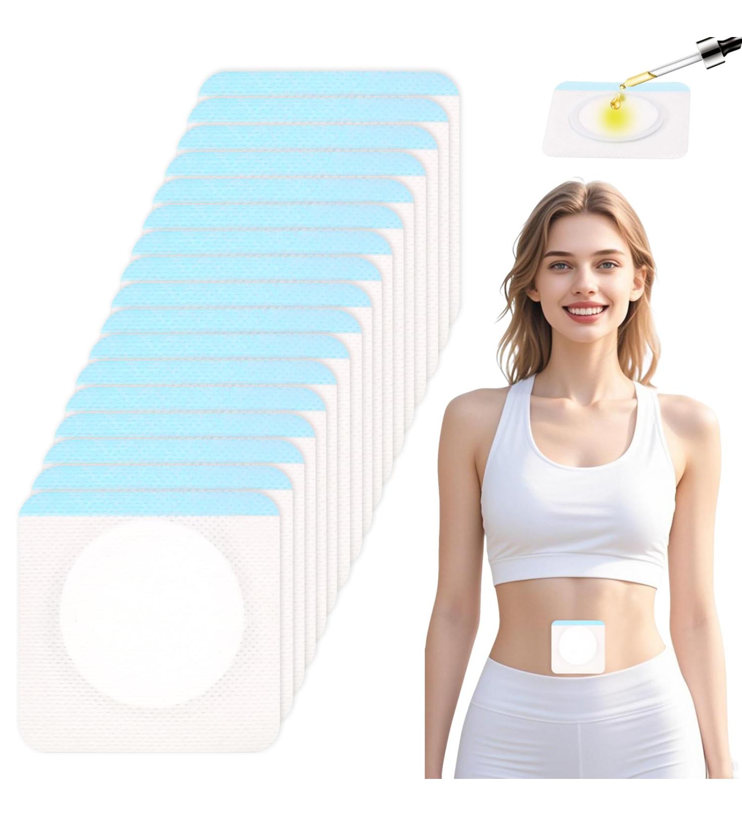 Castor Oil Pack Patches for Belly Button 60 Disposable Organic Cotton Self-Adhesive Pads Leak-Proof & Breathable No-Wash Castor Oil Wraps for Navel Abdomen & Targeted Skin Care 60 Pieces - Buy Online on GoSupps.com
