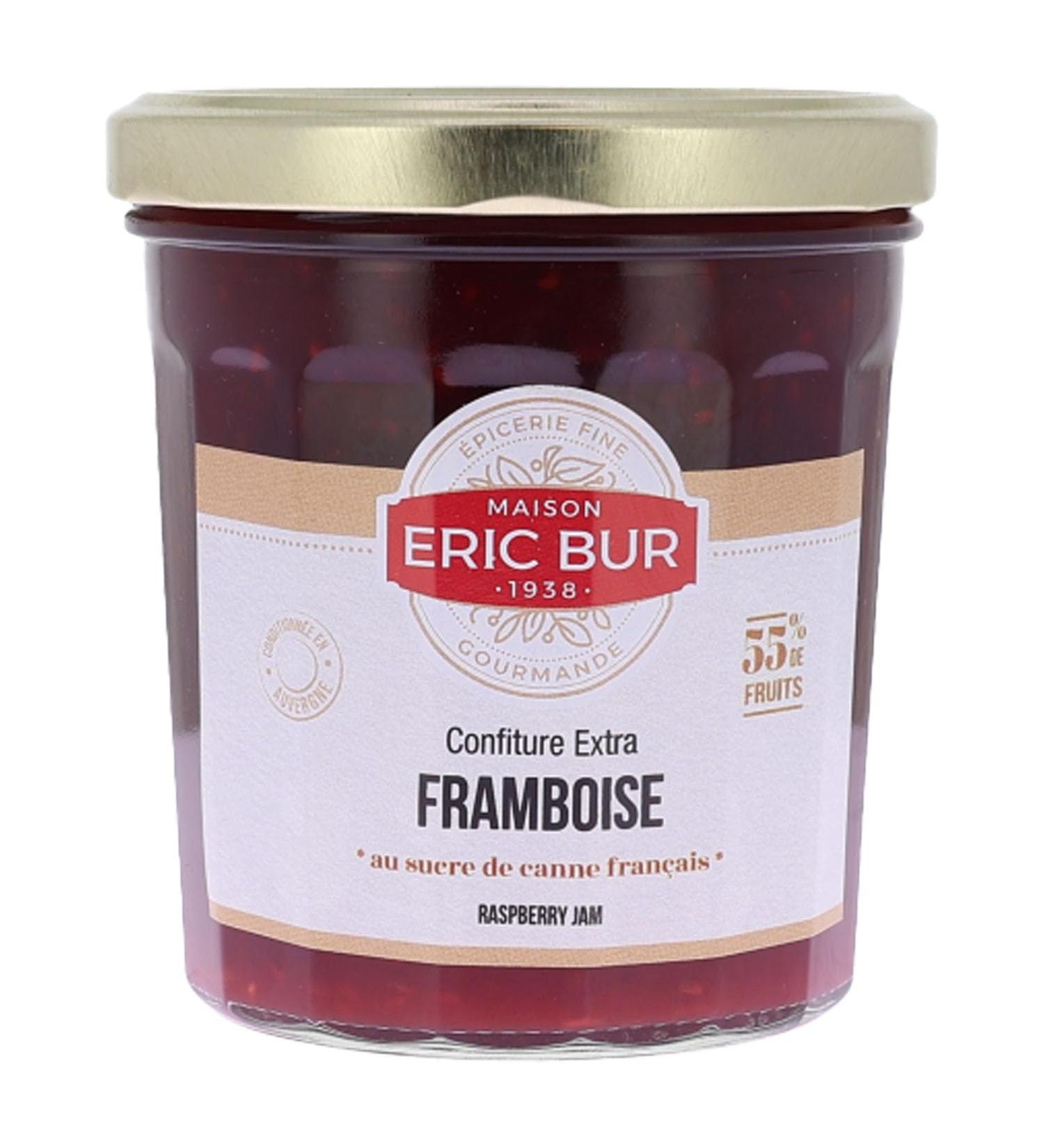 ERIC BUR Extra Raspberry Jam 370 g - Pack of 3 - Buy Online on GoSupps.com