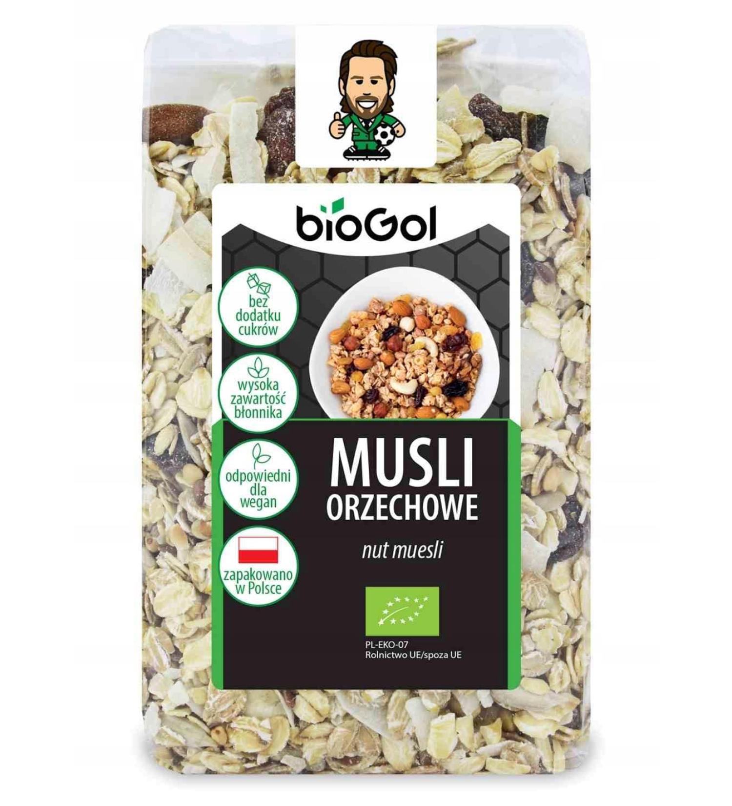 Pinda muesli BIO 300 g BIOGOL - Buy Online on GoSupps.com