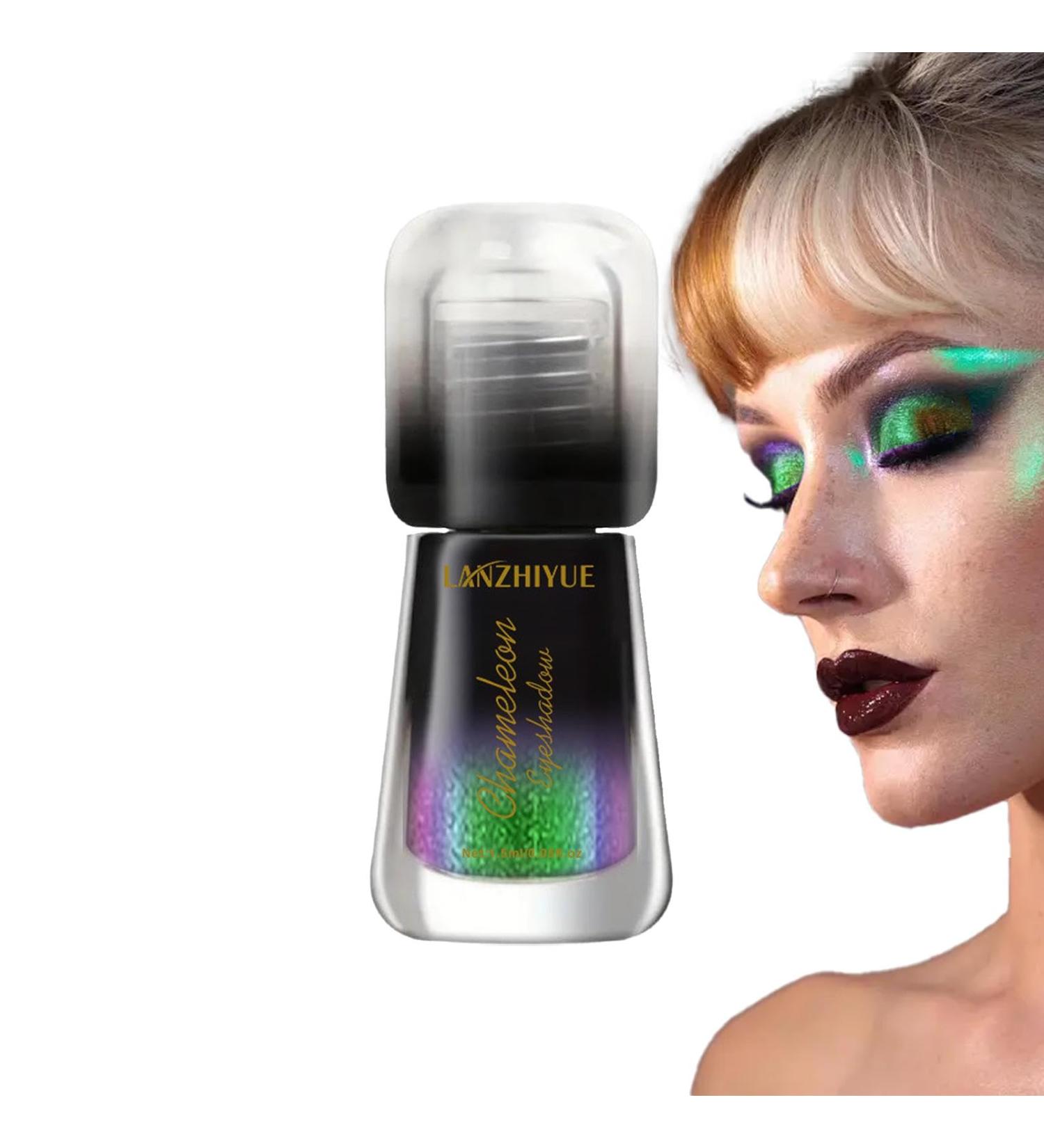 Color Shift Eyeshadow | Metal Colors Shift Liquid Shimmer Eyeshadow - Eye Makeup Supplies Highly Pigmented Christmas Halloween Makeup for Girls Women Females 02# - Buy Online on GoSupps.com
