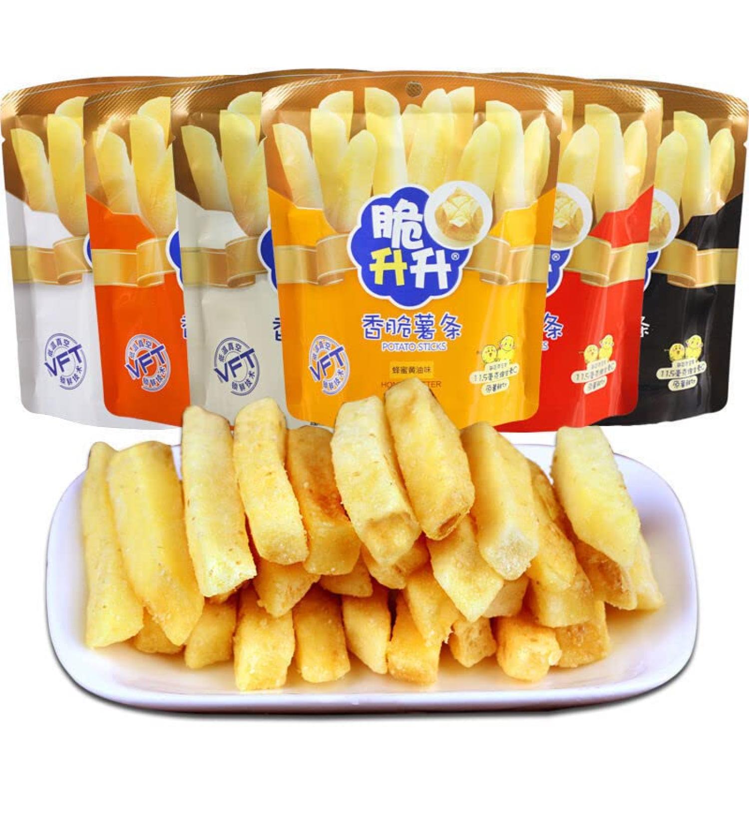 Gluten Free Potato Chips 40g/bag is Crispy and Delicious Party Casual Snacks Office Snacks Crispy French Fries Potato Chip Snack Pack Protein Potato Fries (Multi-flavor mix 2bags) Multi-flavor mix 2bags - Buy Online on GoSupps.com