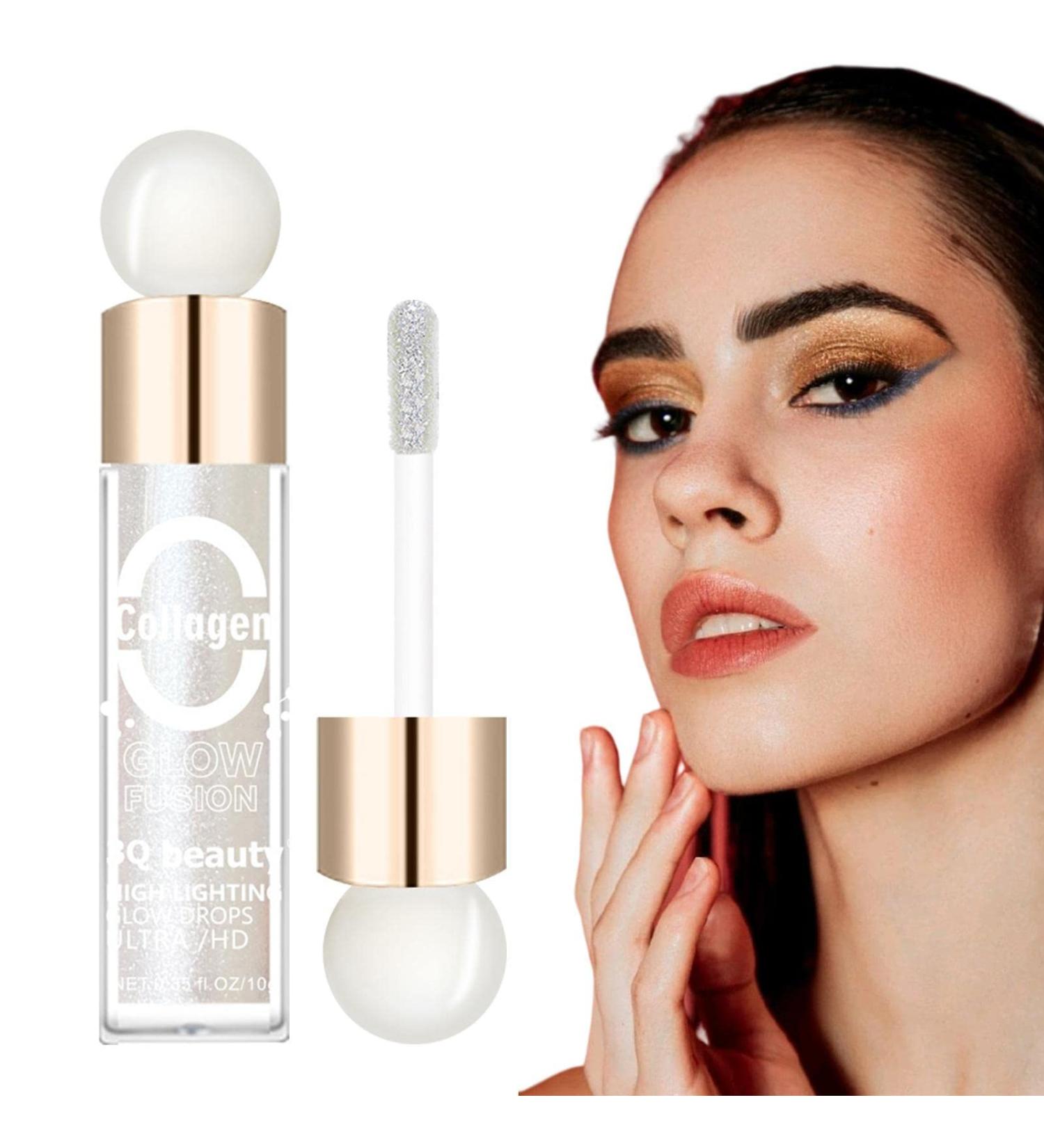 Liquid Eye Shadow - Shimmer Makeup and Eyeshadow | Highlight Eye Makeup and Glow Liquid Eyeshadow Long-Lasting for Woman Girl 1# - Buy Online on GoSupps.com