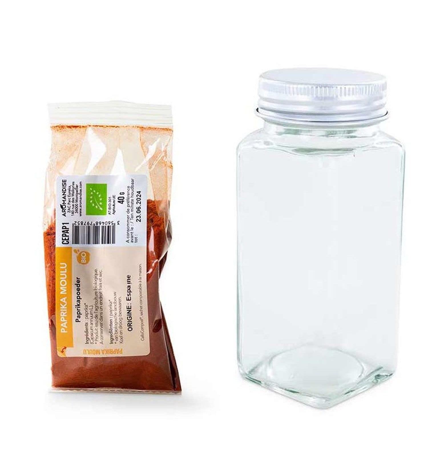 Powder Spice Bottle + Ground Paprika 40g - Buy Online on GoSupps.com