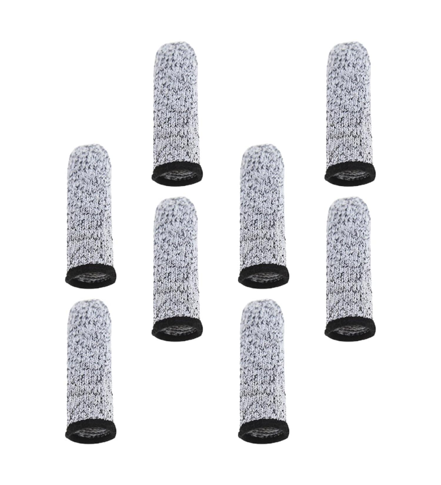 FOMIYES 4 Pairs Cut Resistant Gloves & Finger Cots - Ultimate Protection for Carving & Cooking | Durable Finger Guards & Thumb Protectors - Buy Online on GoSupps.com