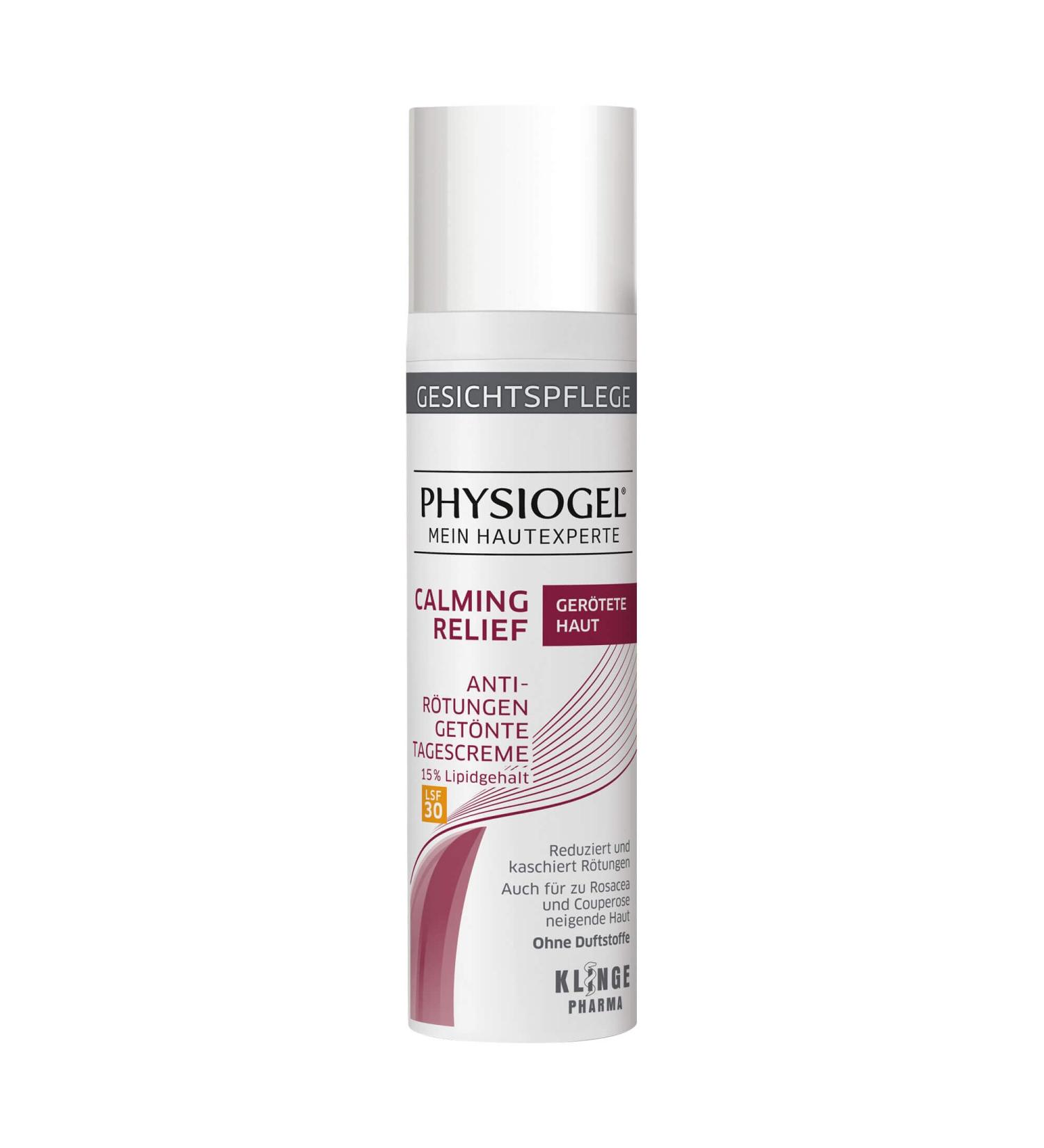 Physiogel PHYSIOGEL Calming Relief Tinted Day Cream SPF30 - Soothing Facial Treatment for Rosacea and Rosacea Prone Skin - Face Cream with Ceramides UV Protection