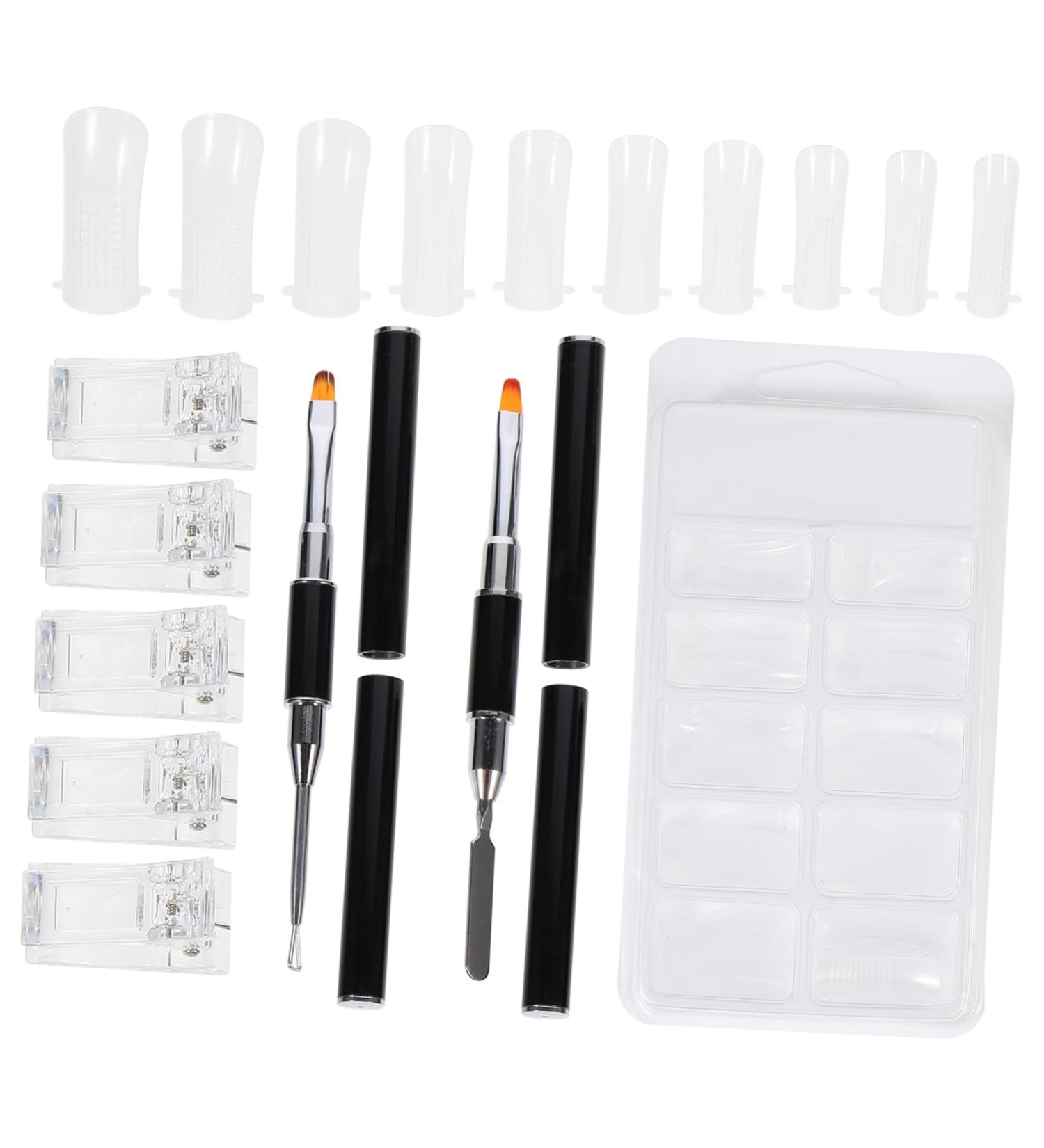 minkissy 1 Set Nail Extension Set Crystal Nail Clipper Plastic Assorted Color 18.5X8.3X1.5CM - Buy Online on GoSupps.com