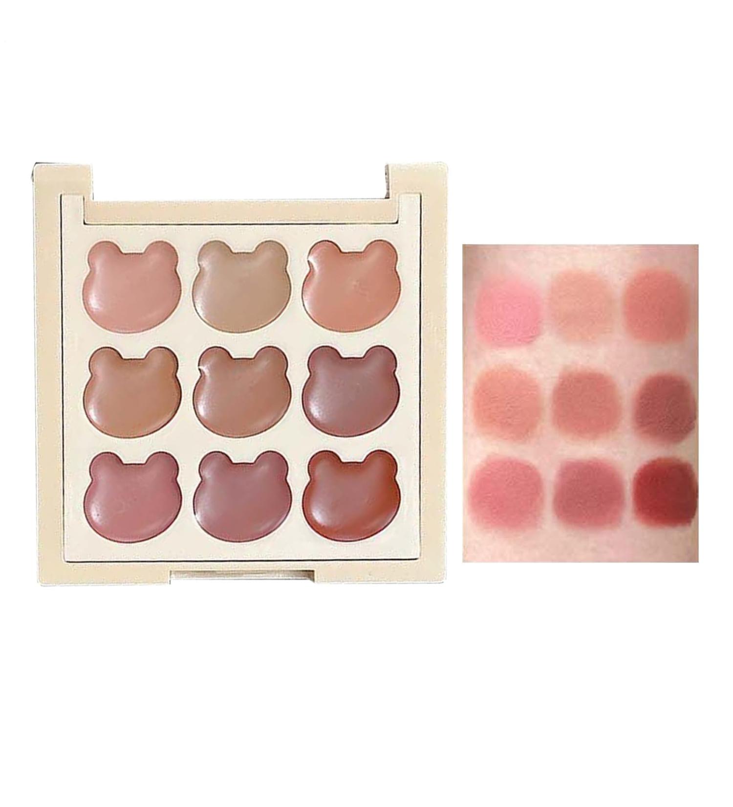 palette 9 shades of moisturizing makeup for women lightweight velvet finish compact size for transport school appointments and events - Buy Online on GoSupps.com