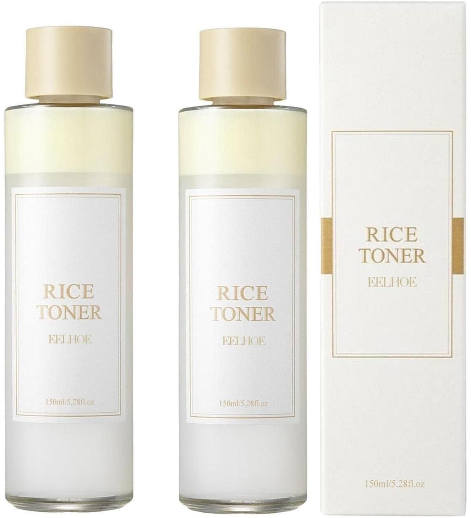 Skin Care Rice Toner Rice Facial Moisturizer 150ml Rice Facial Toner Korean Rice Toner Rice Moisturizing Toner Natural Rice Moisturizing And Hydrating (2 PC) - Buy Online on GoSupps.com