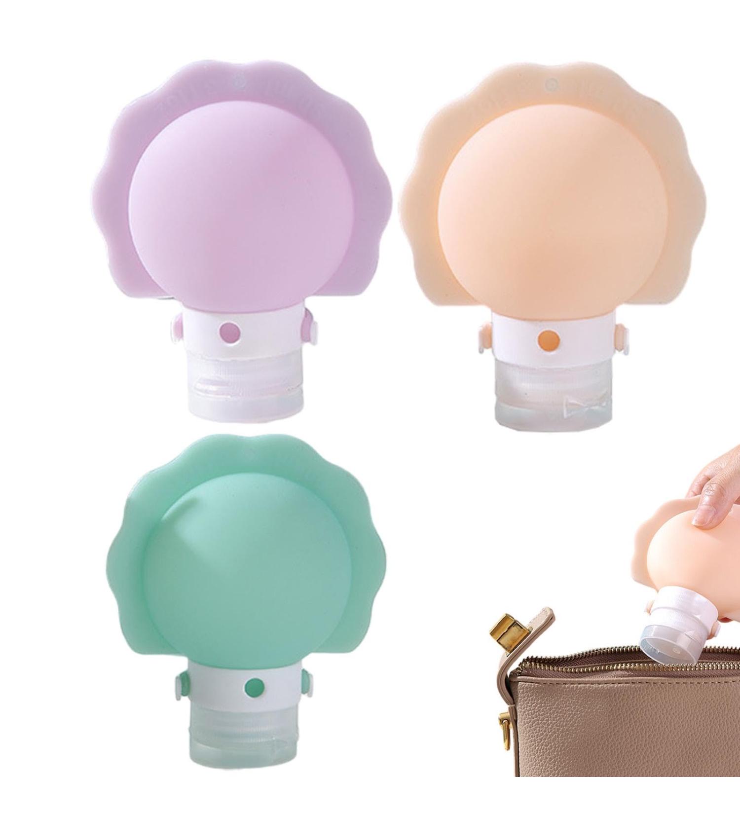 Refillable Silicone Travel Bottle Silicone Travel Containers | Portable Cosmetic Container Kits for Business Trips & Travel - Buy Online on GoSupps.com