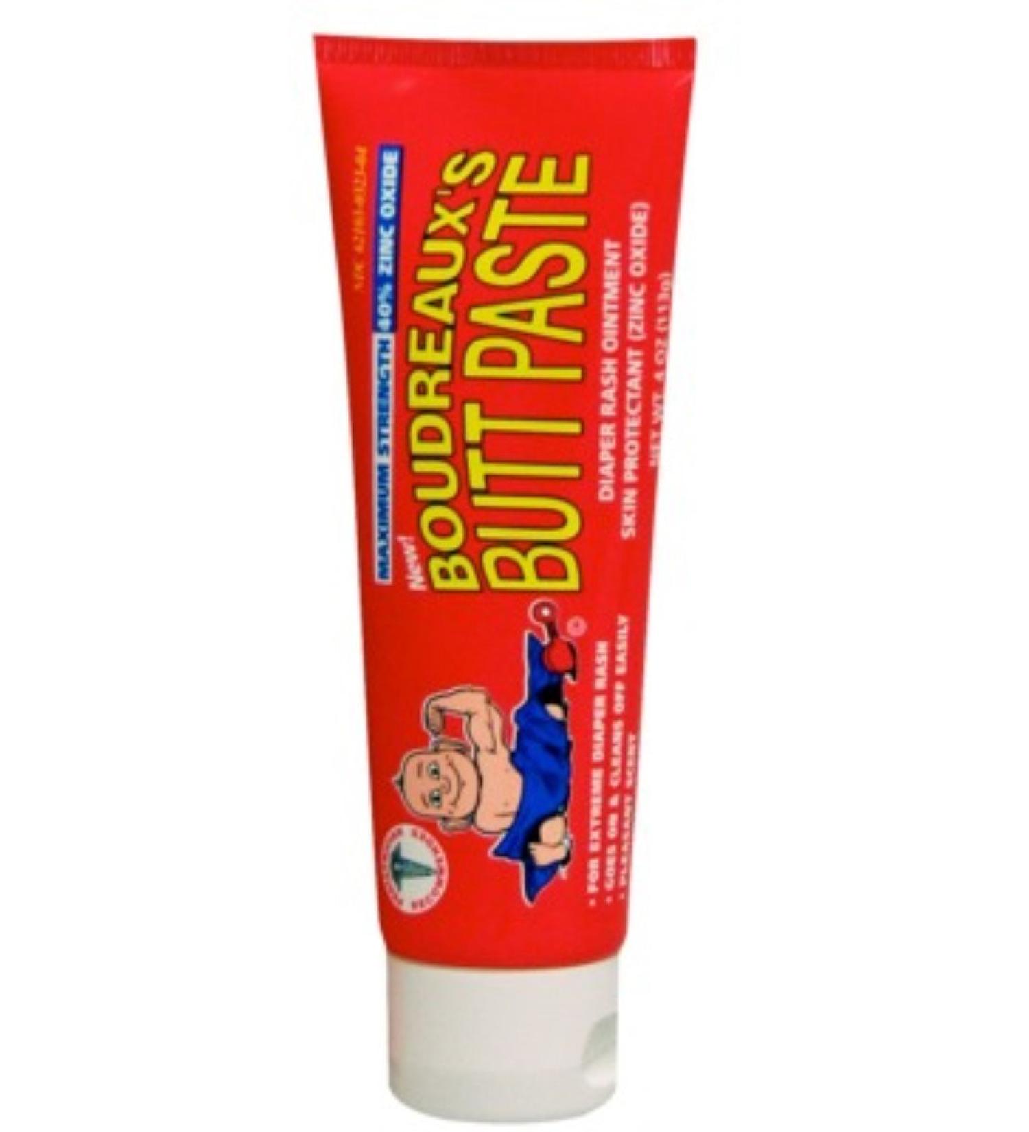 Boudreaux's Maximum Strength Butt Paste Ointment 4 oz (Pack of 6)