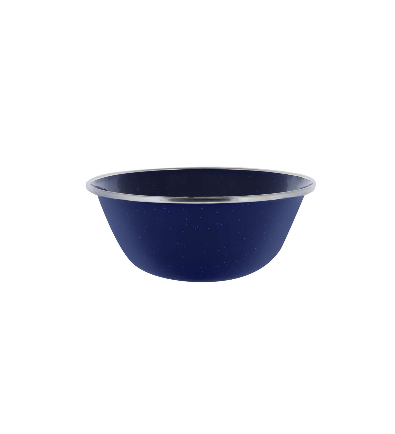 4 Pack Enamel Camping Bowls - Blue Finish for Camping, Hiking & Picnics - Buy Online on GoSupps.com