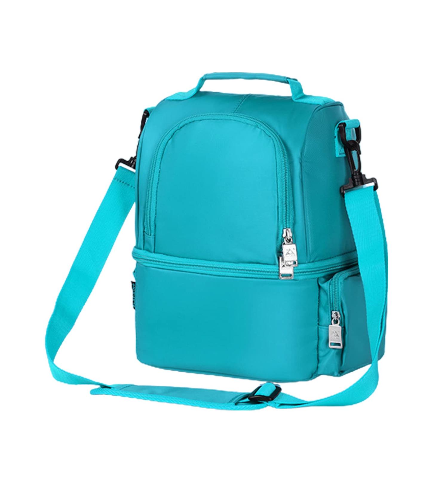 MinnowXY Aluminum Foil Double-layer Heating USB Charging Multifunctional Insulated Lunch Box Bag Worker Students Bring Rice Bags Blue - Buy Online on GoSupps.com